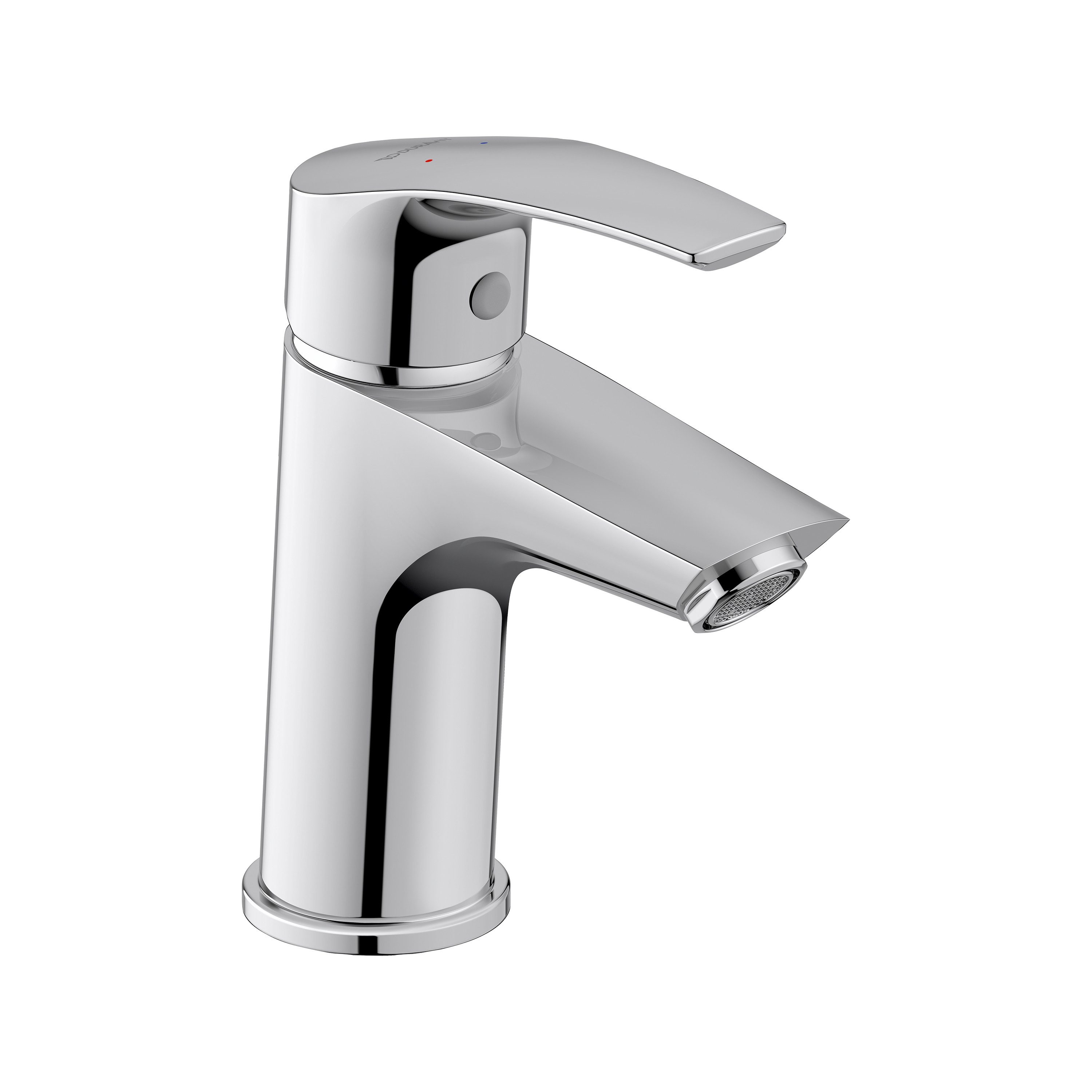 Duravit Badarmatur Waschtischarmatur DuraVelez S 16 cm ohne Ablaufgarnitur (Einzelartikel, ohne Zugstangen-Ablaufgarnitur) AirPlus-Strahl, Keramikkartusche, ohne Zugstangen-Ablaufgarnitur