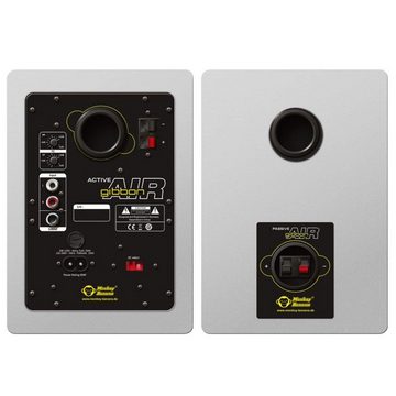 Monkey Banana Gibbon AIR Studio-Monitor-Boxen Weiss mit Kopfhörer PC-Lautsprecher