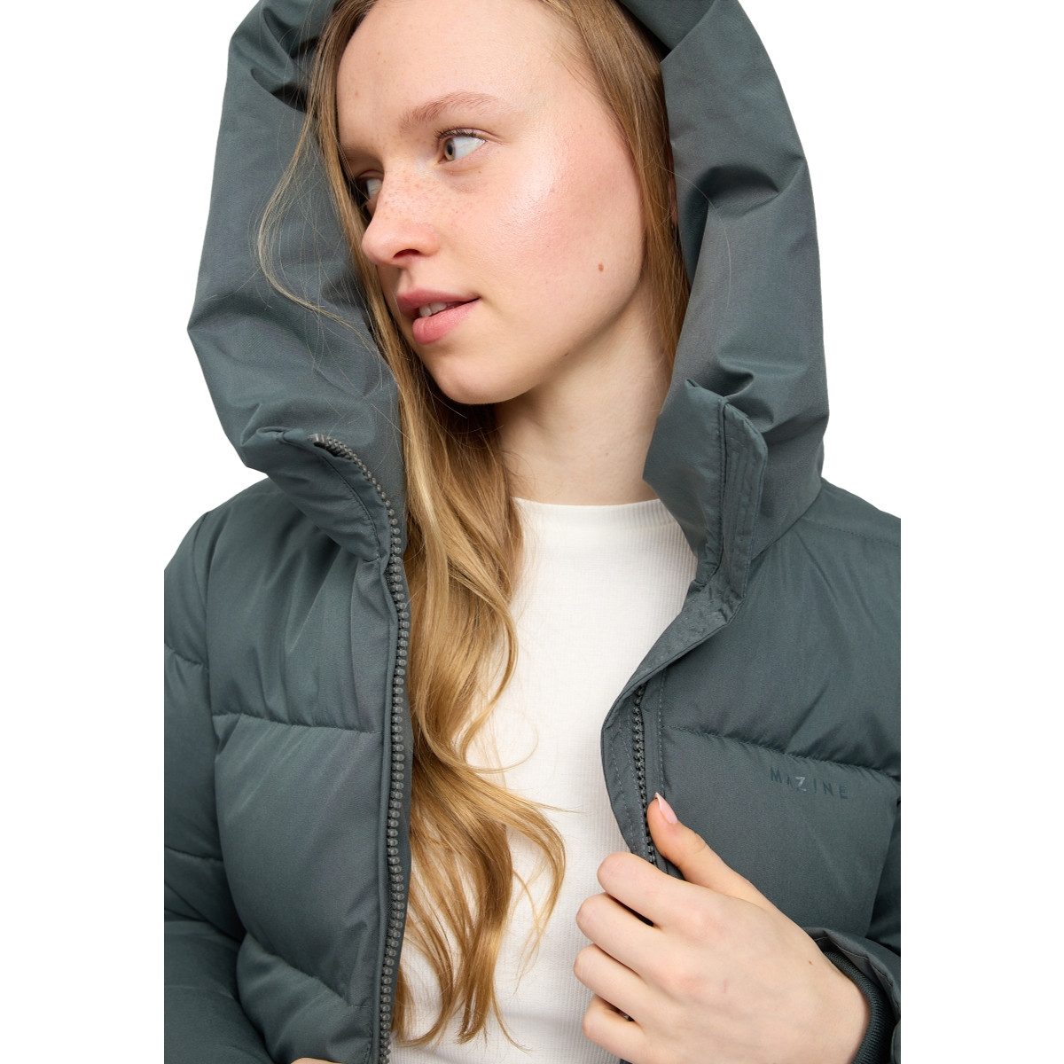 MAZINE Steppjacke Mazine Basic Mid Length Puffer Jacket - Steppjacke