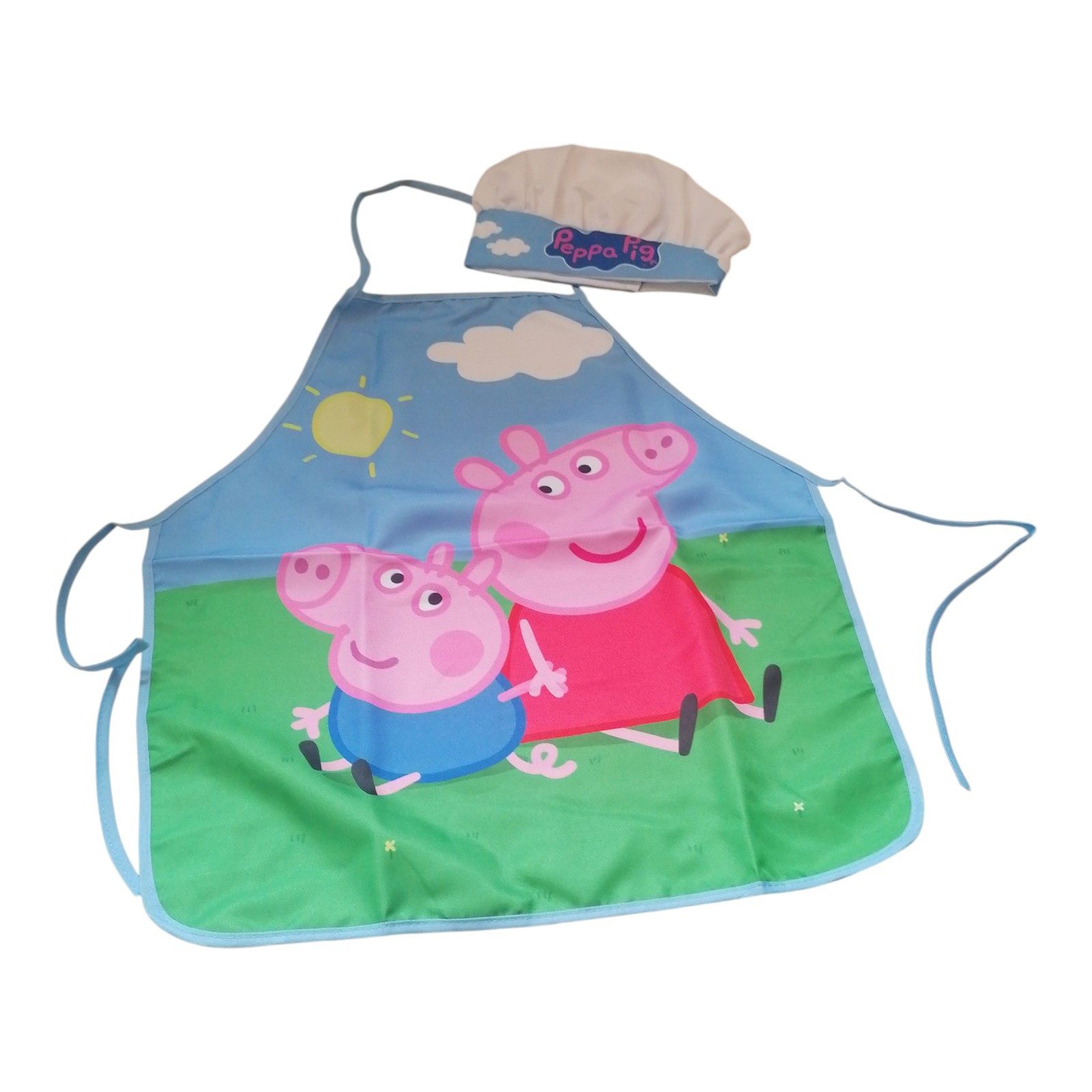 Peppa Pig Kochschürze Kinderschürze Motiv Peppa Pig "Peppas Welt", mit Koch günstig online kaufen