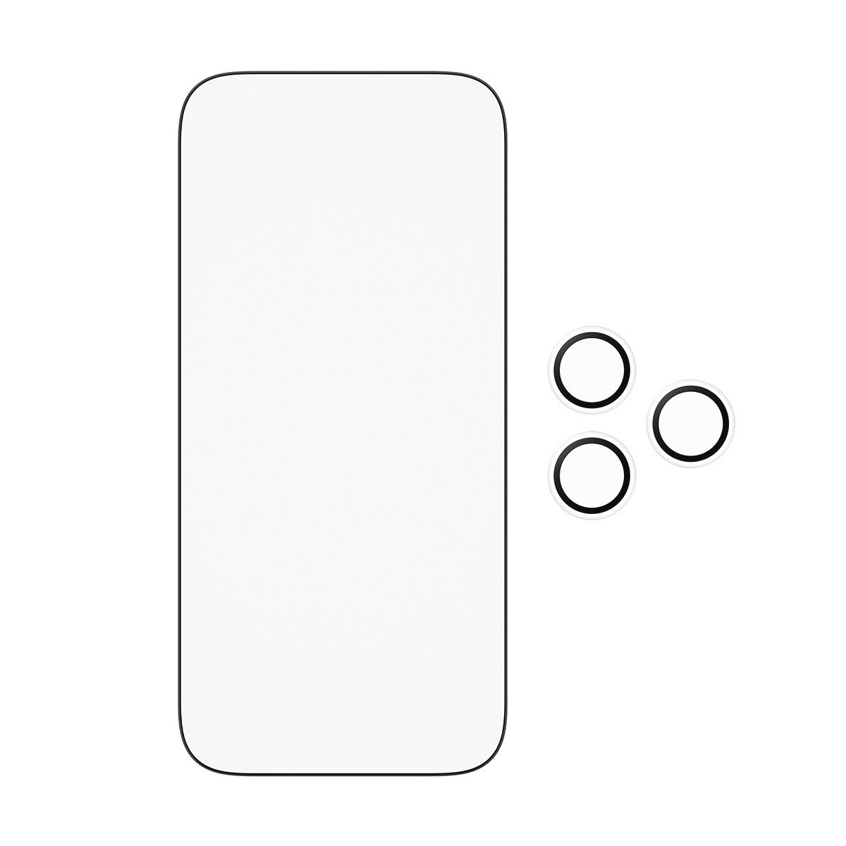 CARE by PanzerGlass Displayschutzglas 2-in-1 Protection Essentials Bundle für Apple iPhone 17 Pro, Displayschutzfolie, Schutzfolie, Bildschirmschutz, kratz- & stoßfest