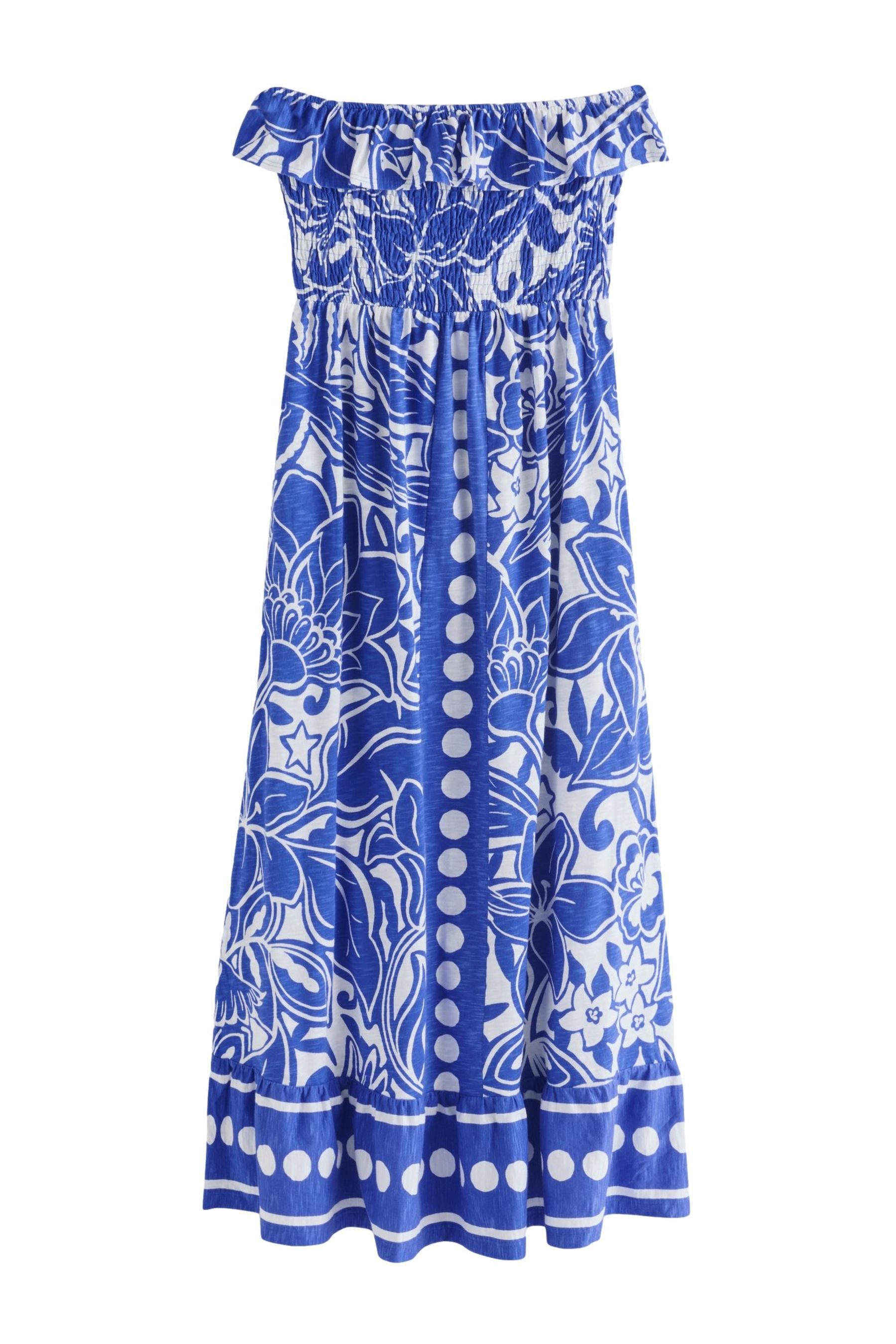 Next Midikleid Sommerkleid Baumwolle Carmenausschnitt und günstig online kaufen