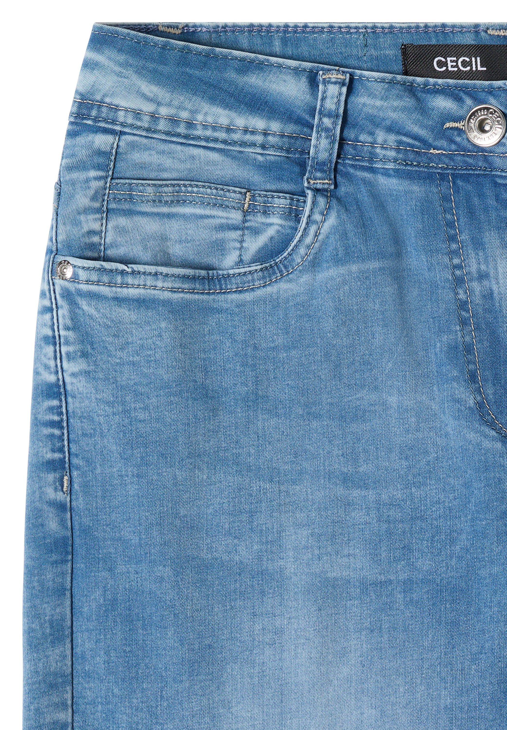 CECIL Loose-fit-Jeans mit Wide Legs