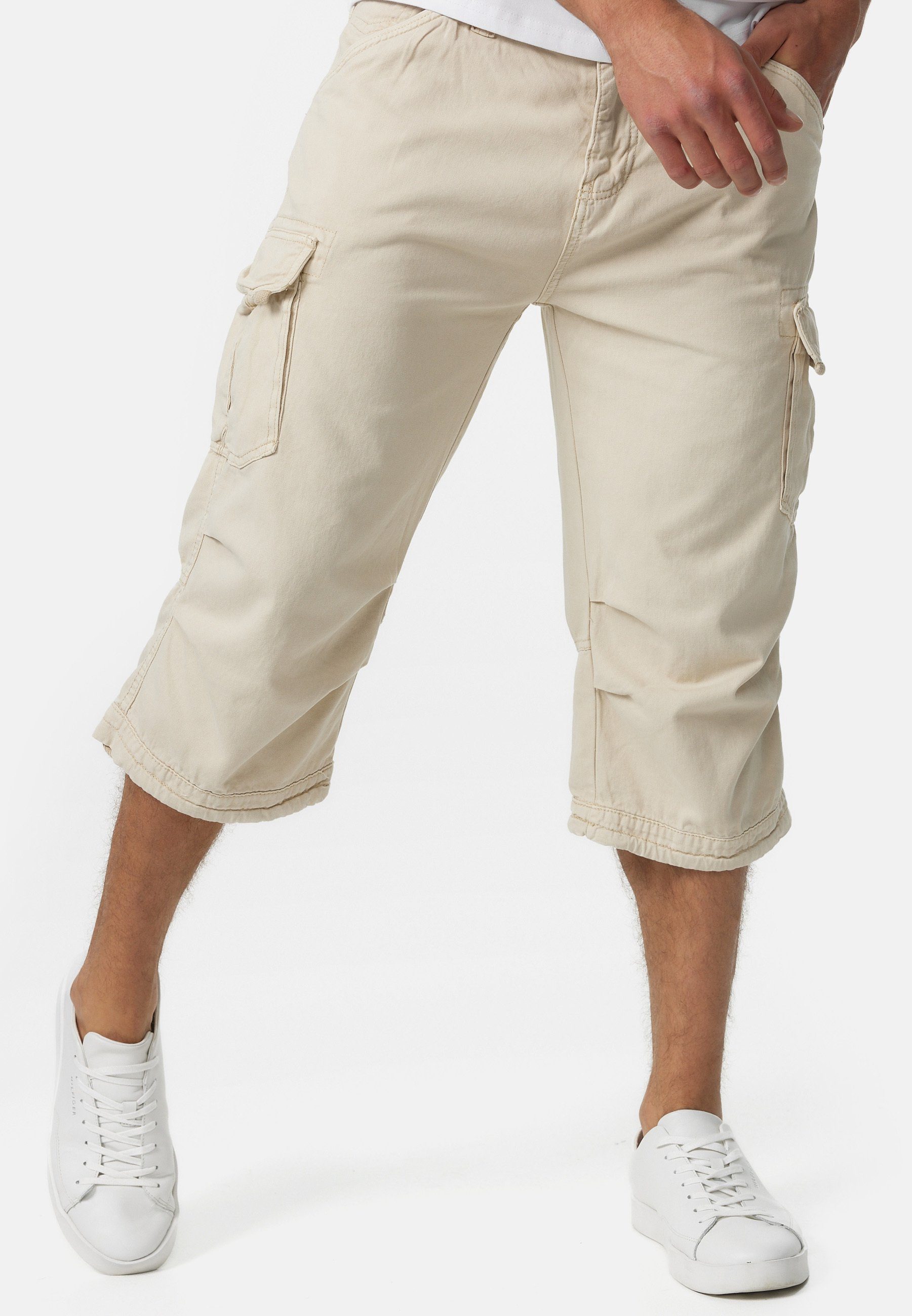 Indicode Cargoshorts Nicolas Check aus einer günstig online kaufen