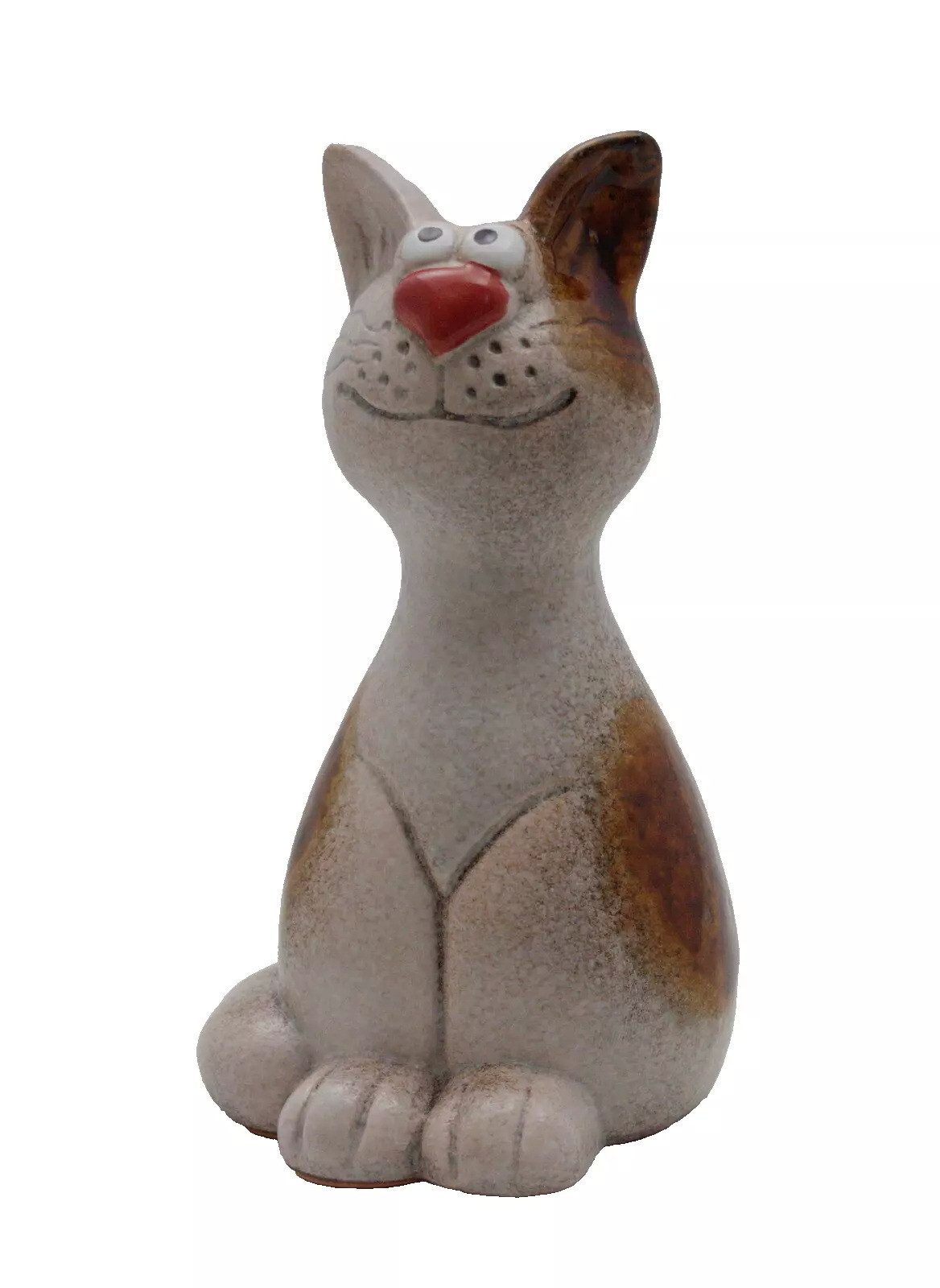 Tierfigur Gartenstecker Zaunhocker Katze Garten Deko Skulptur Figur Objekt