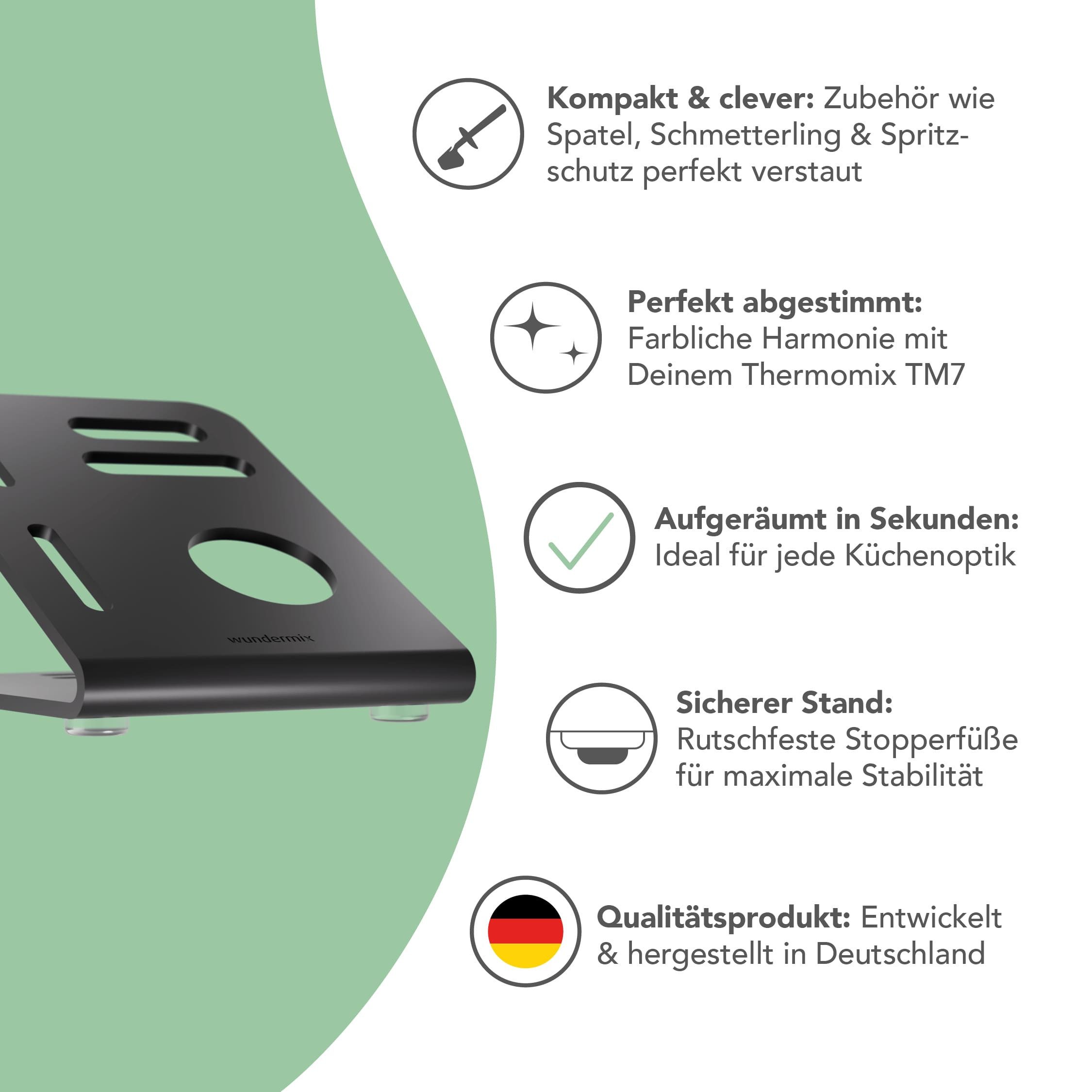 Wundermix Küchenmaschinen Zubehör-Set, Zubehör für TM7