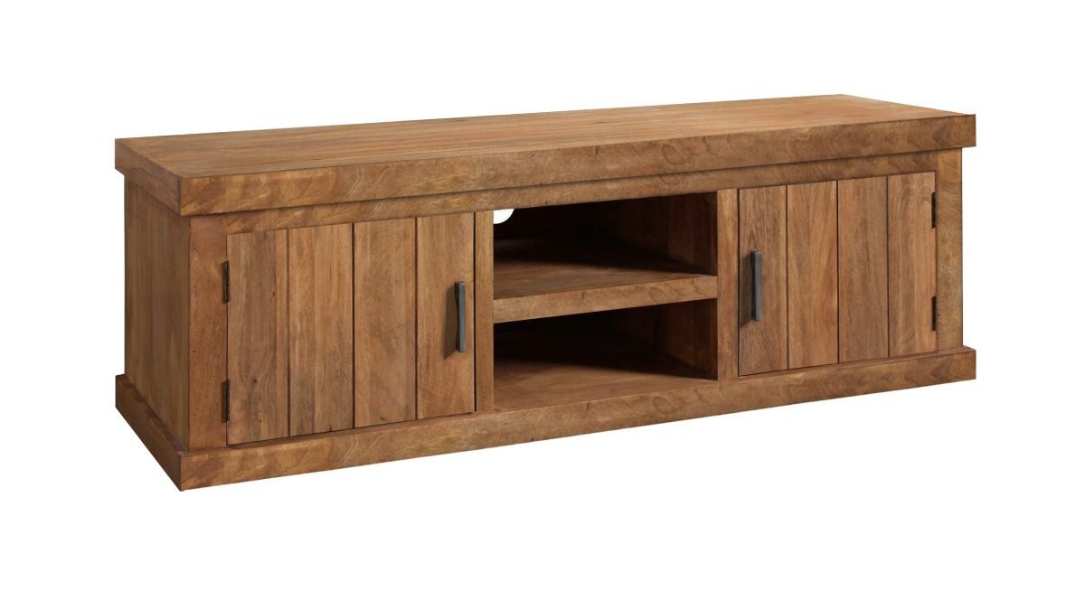 WOLF MÖBEL Sideboard (150 x 45 x 50), KERALA Lowboard mit 2 Türen / 2 Ablagen
