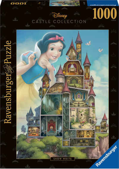 Ravensburger Puzzle Disney Castle Collection, Snow White, 1000 Puzzleteile, Made in Germany