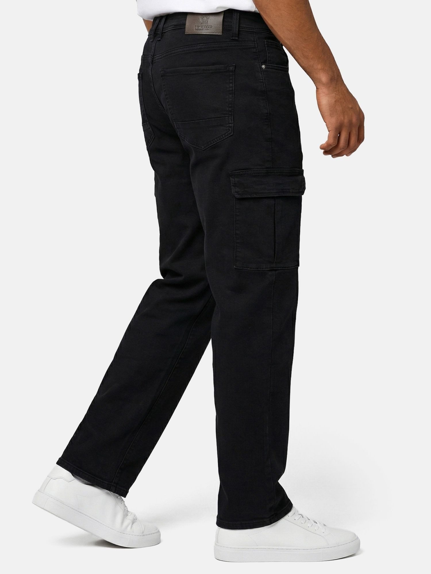 Tazzio Straight-Jeans A112 Regular Fit Cargo Denim Jeans Hose – Bild 5 von 5