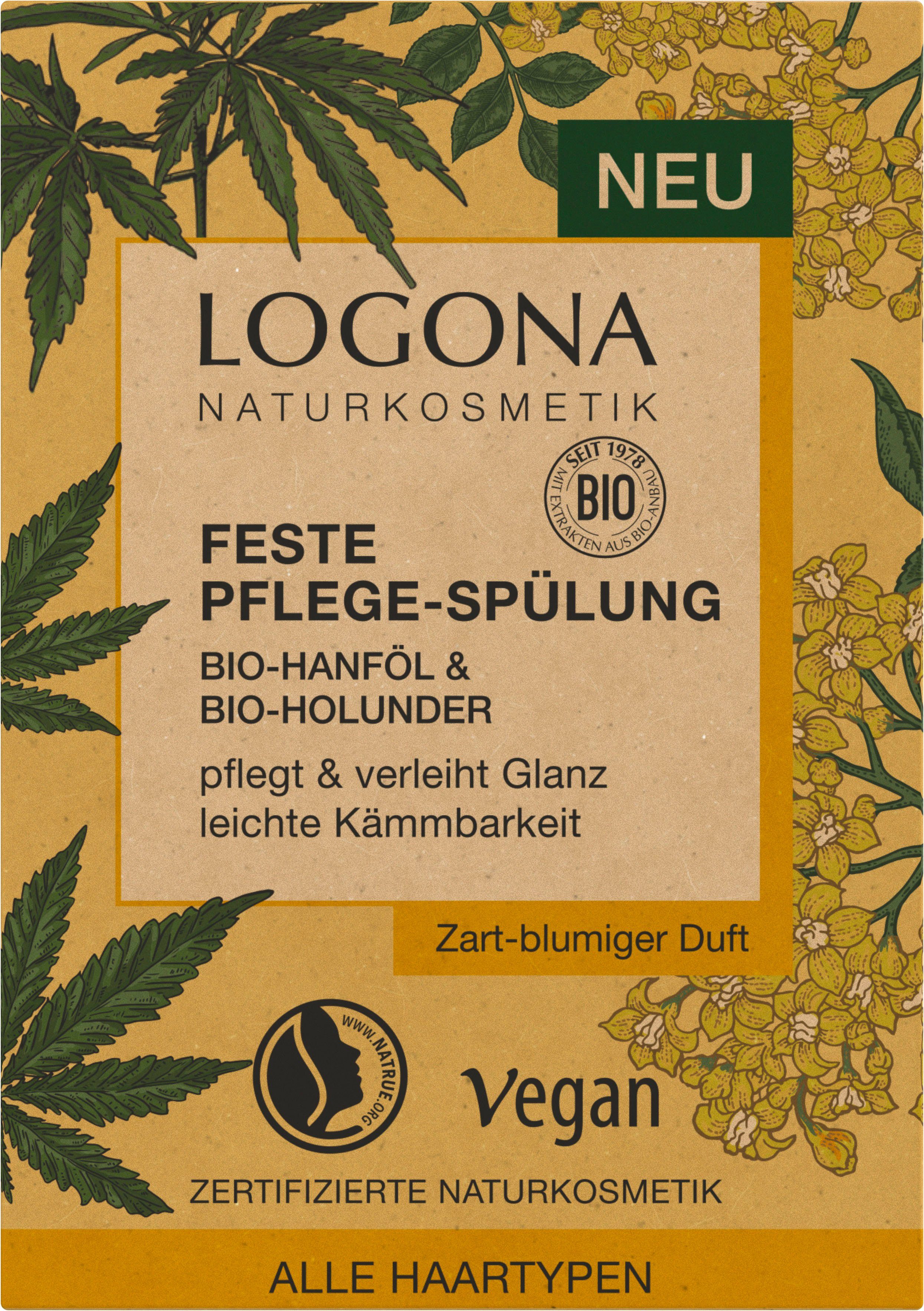 Logona Holunder Feste Haarspülung LOGONA & Hanföl Spülung