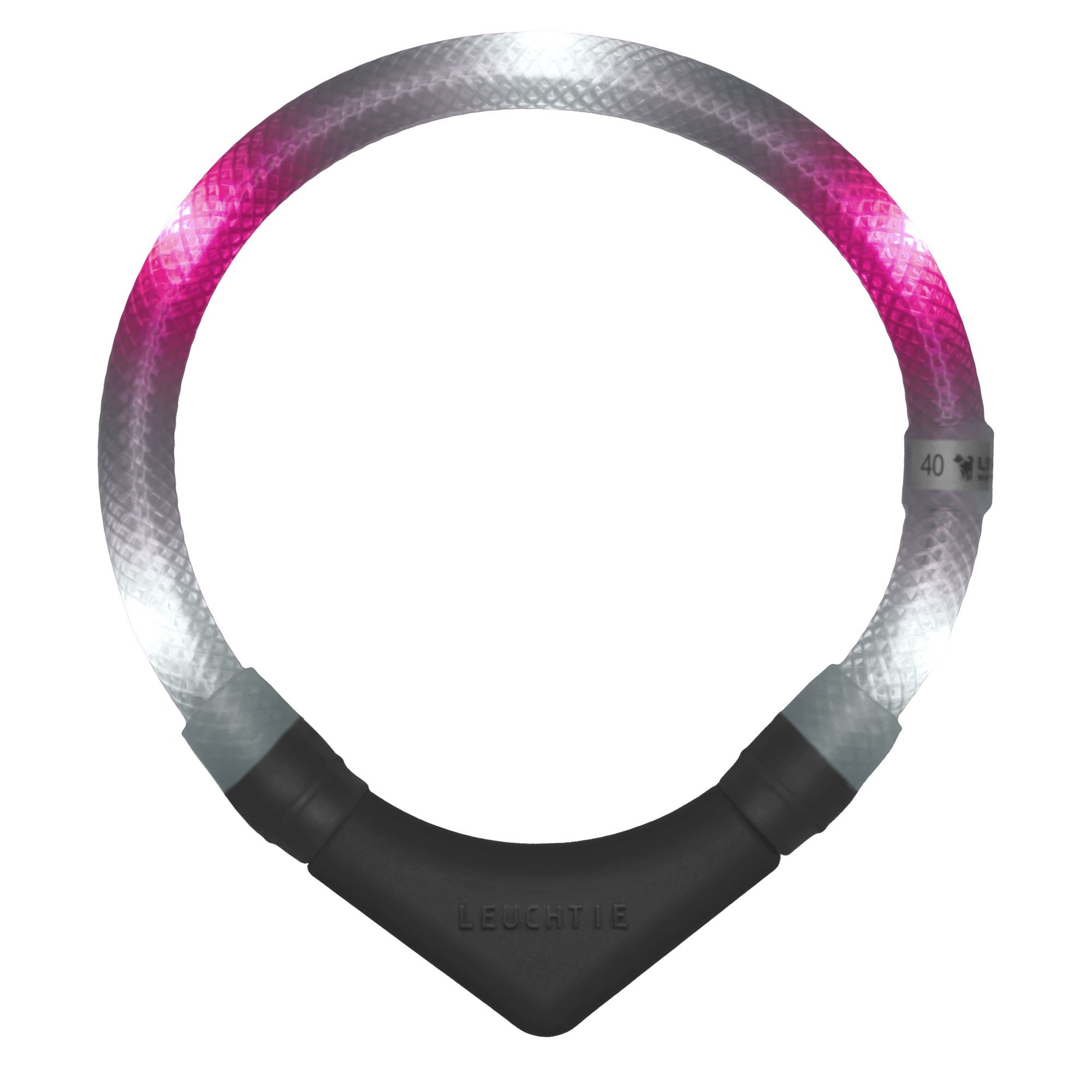 LEUCHTIE Leuchthalsband, wasserdichtes LED Hundehalsband für Hunde mit 100 h Leuchtdauer