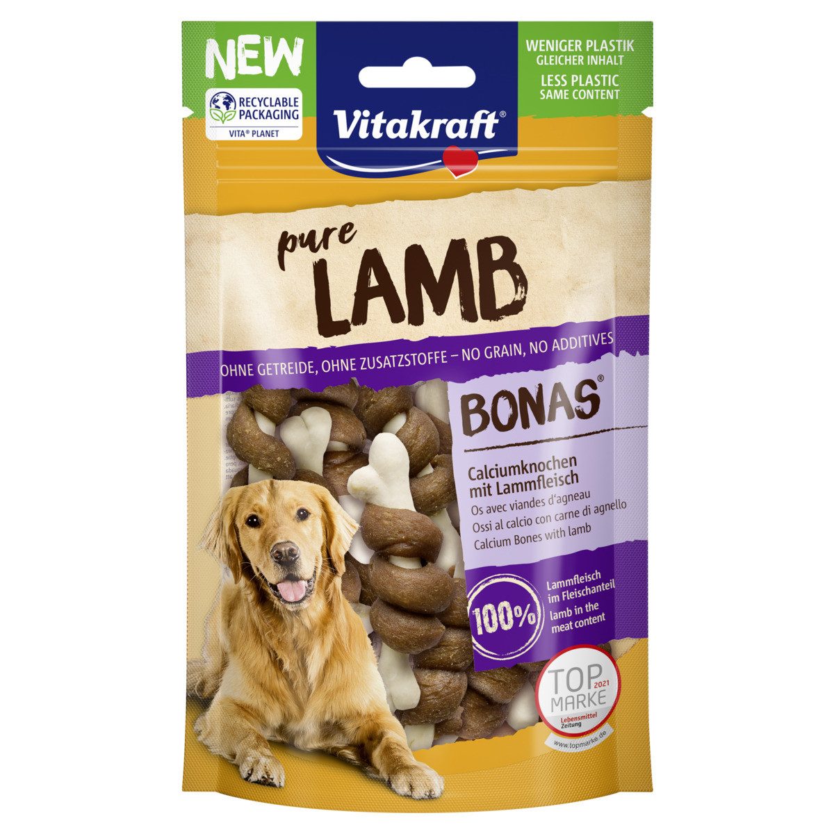Lamb Bonas Calciumknochen Lamm 80 g