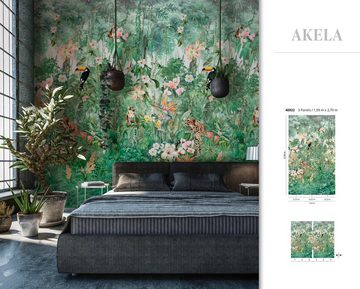 Marburg Fototapete Akela, glatt, matt, moderne Vliestapete für Wohnzimmer Schlafzimmer Küche