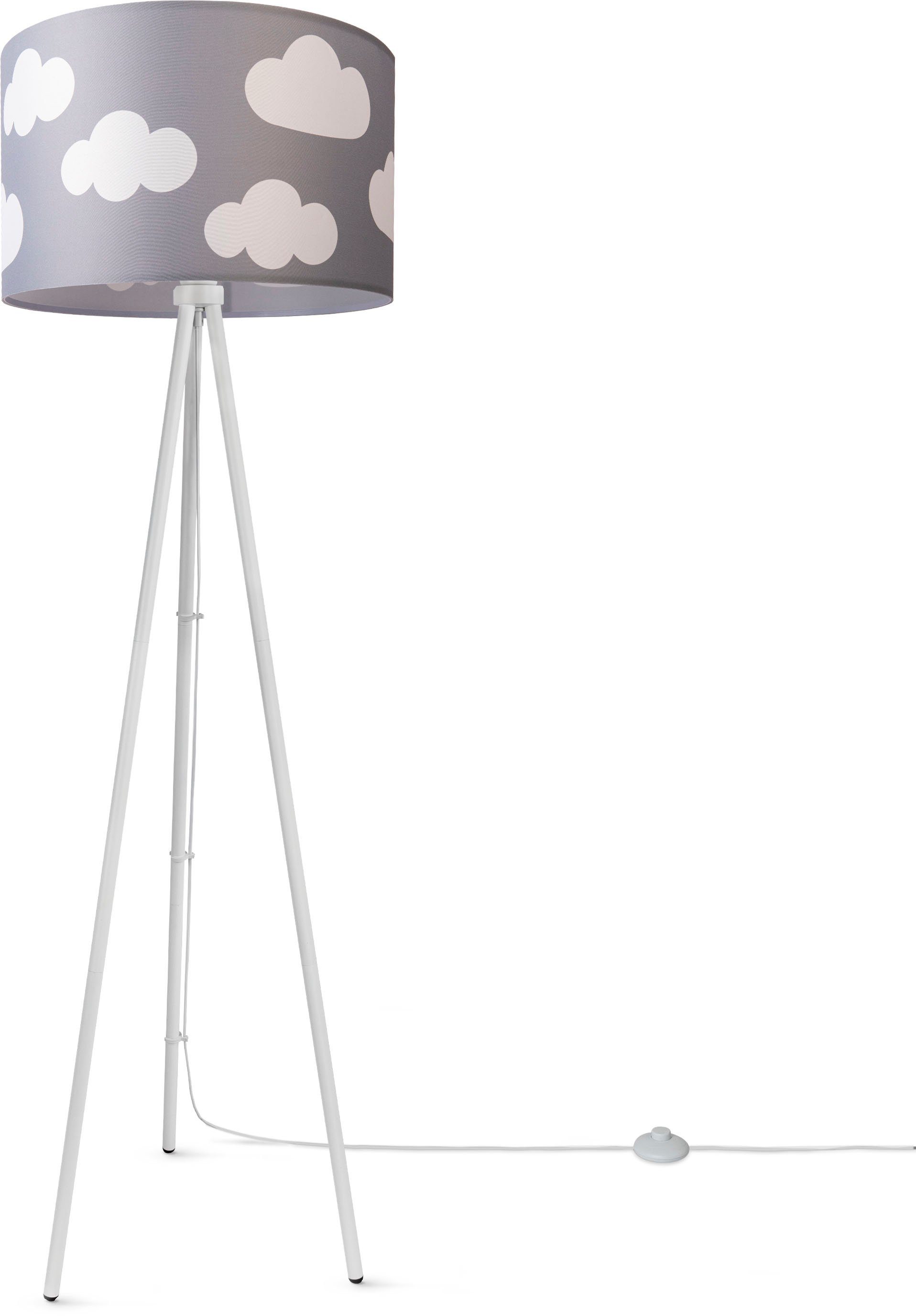 Paco Stehlampe Spielzimmer Wolken Stoff Trina Pastell ohne Lampenschirm Stehlampe Cosmo, Home Leuchtmittel, Kinderzimmer