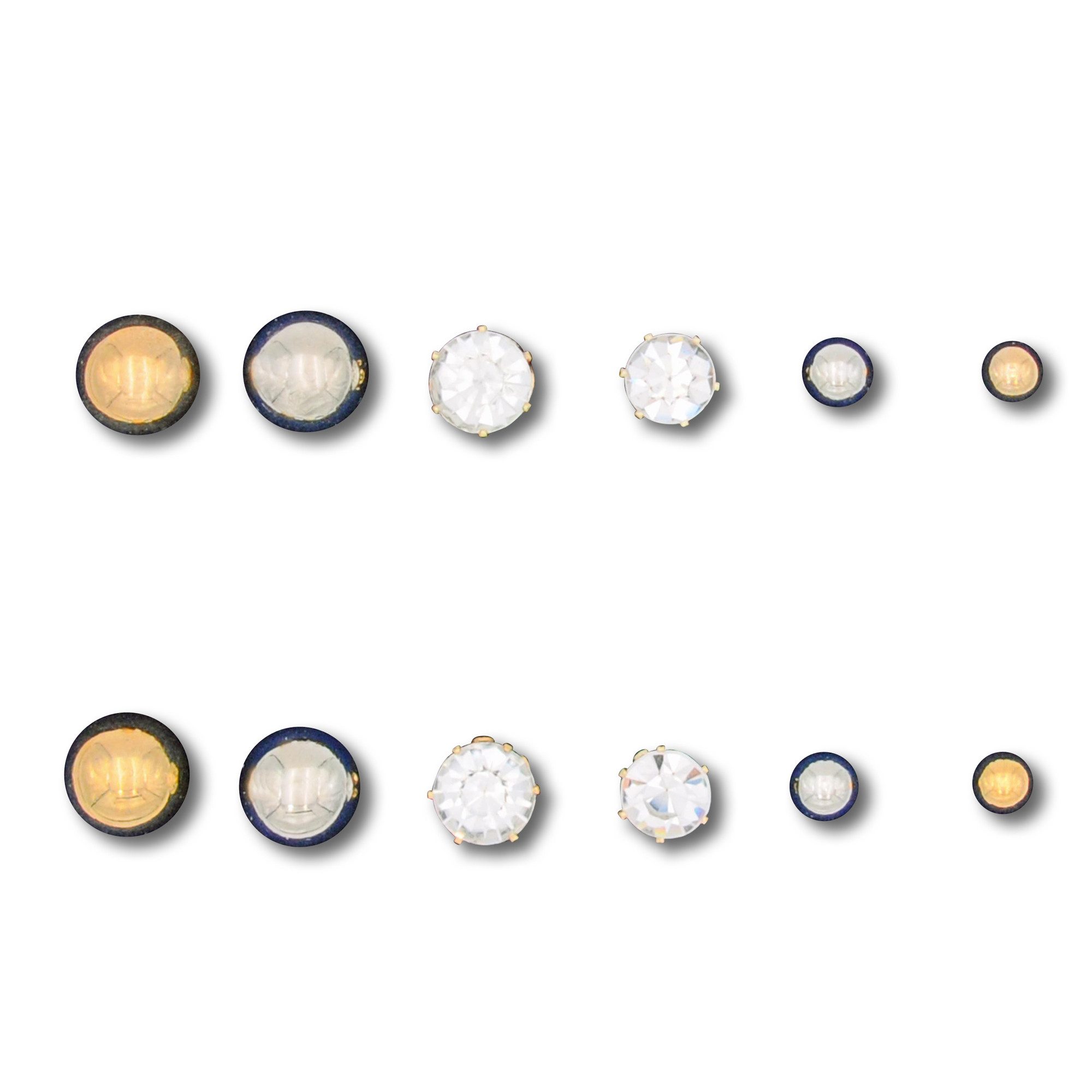 Steuer Paar Ohrstecker Ohrstecker-Set 6 Paare günstig online kaufen