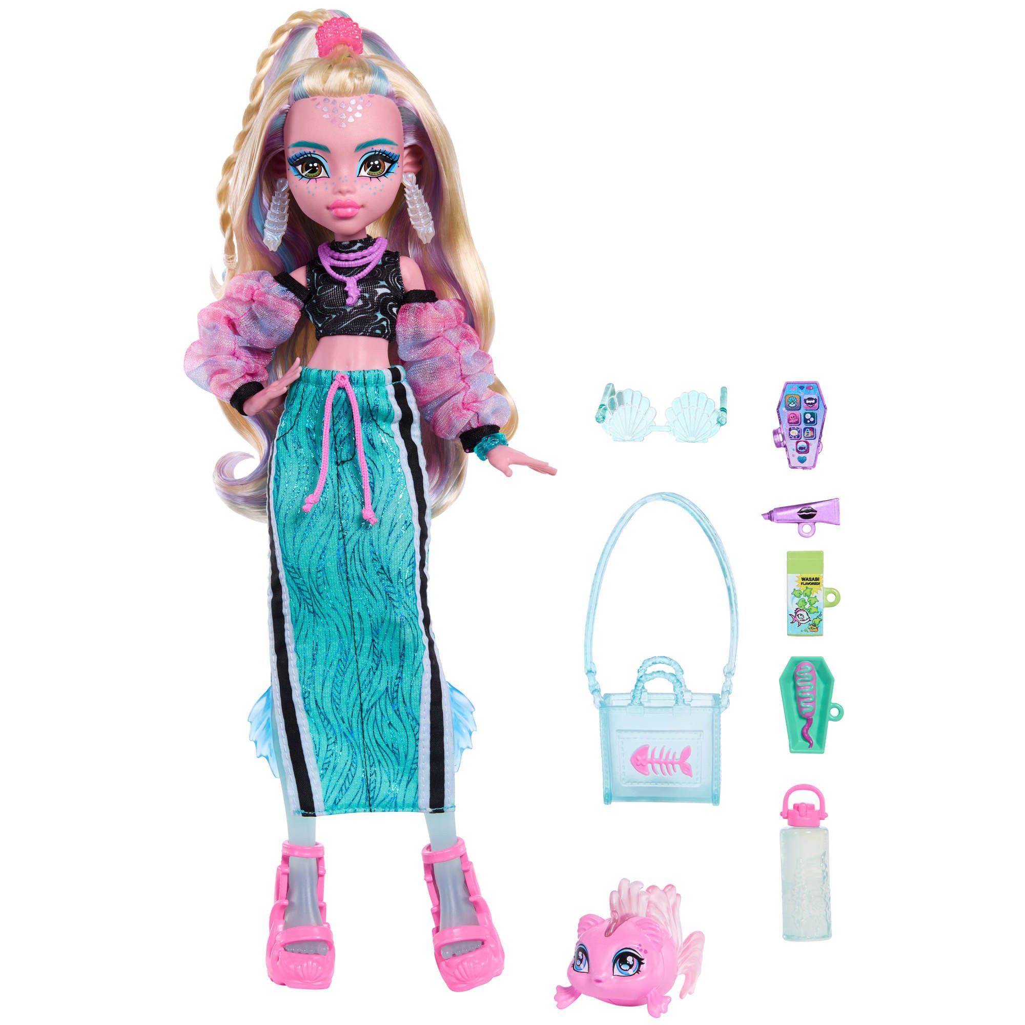 MonsterHigh™ Anziehpuppe Monster High Lagoona – Bild 5 von 5