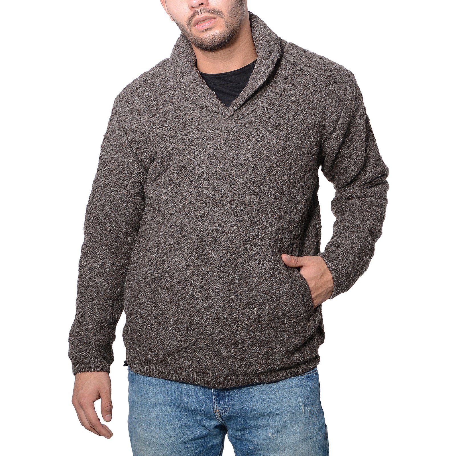 Sweatshirt Mit Schalkragen Herren Red Bridge Herren Pullover