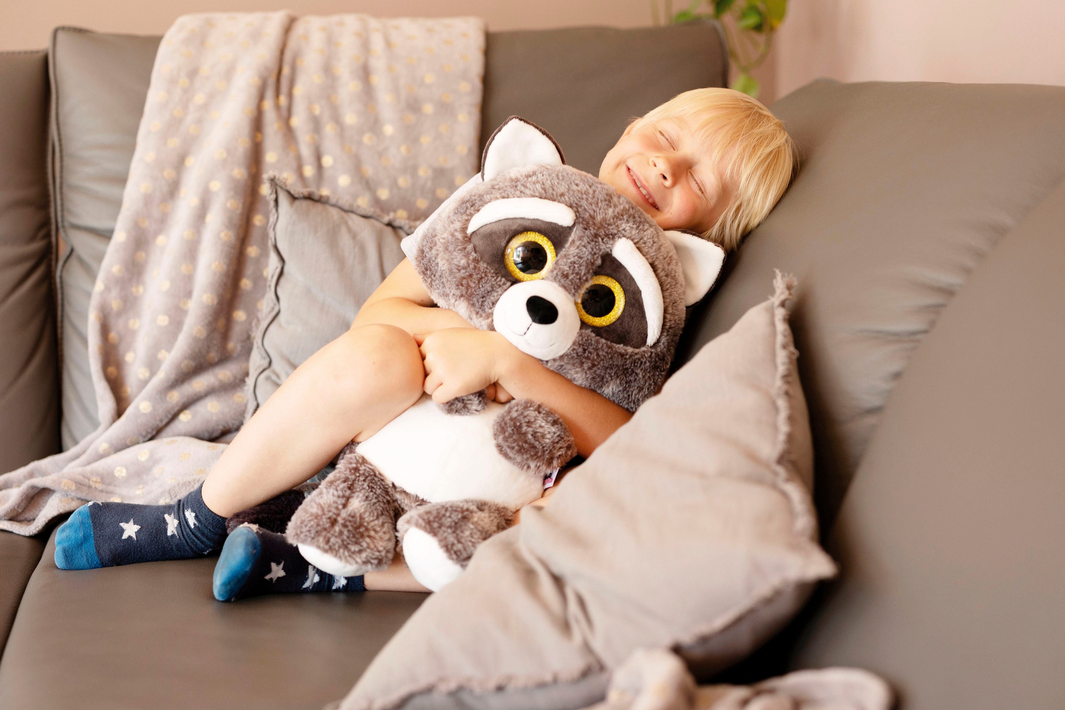 Nici Kuscheltier Glubschis, Waschbär Clooney, 45 cm