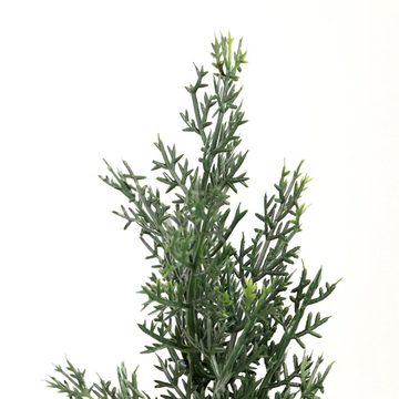 Kunstpflanze Kunstpflanze CEDRUS Kunststoff Zeder, hjh OFFICE, Höhe 152.0 cm, Künstliche Pflanze Zeder mit UV-Schutz, Kunstbaum im Kunststoff-Topf