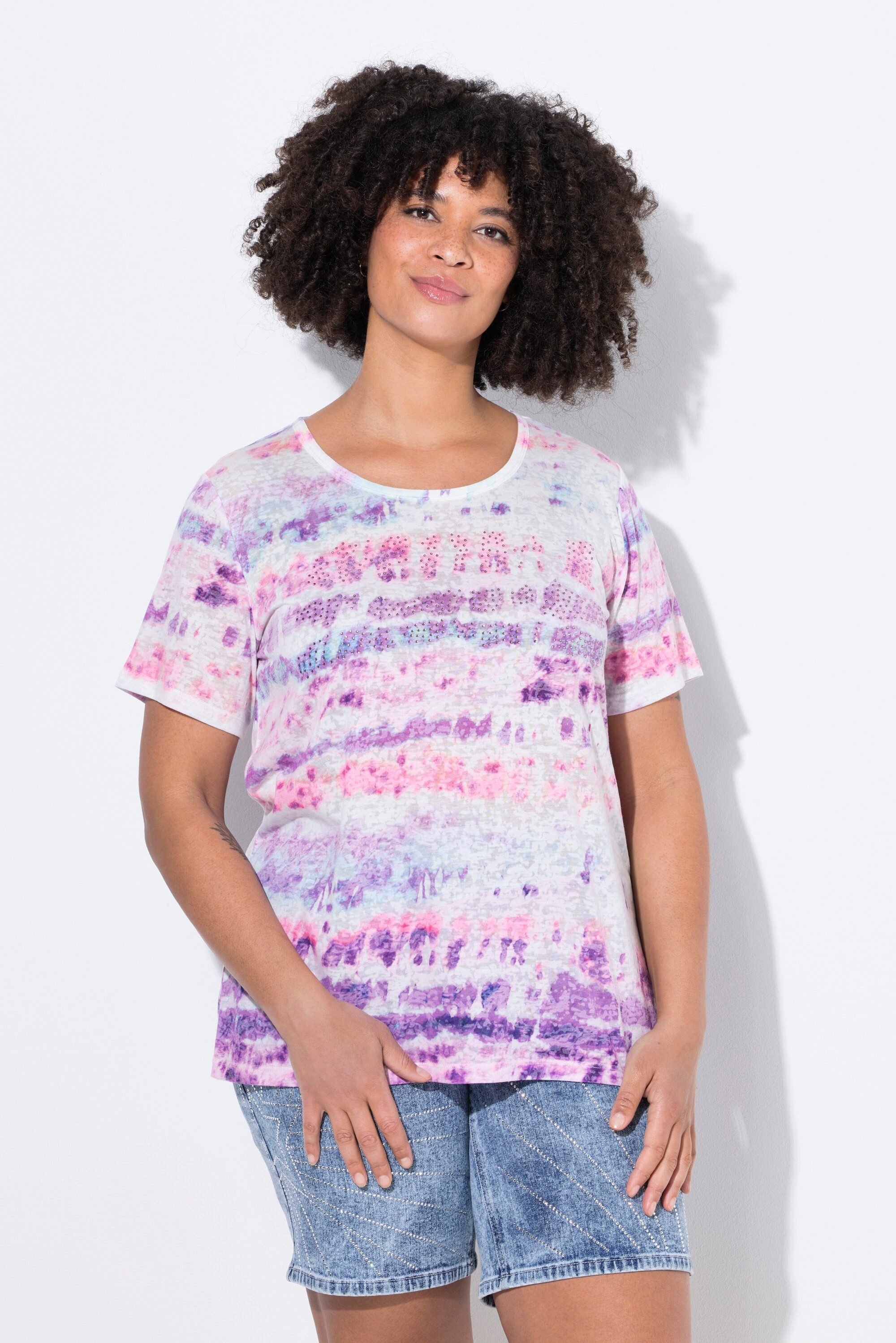 Angel of Style T-Shirt T-Shirt bequeme Passform Batik