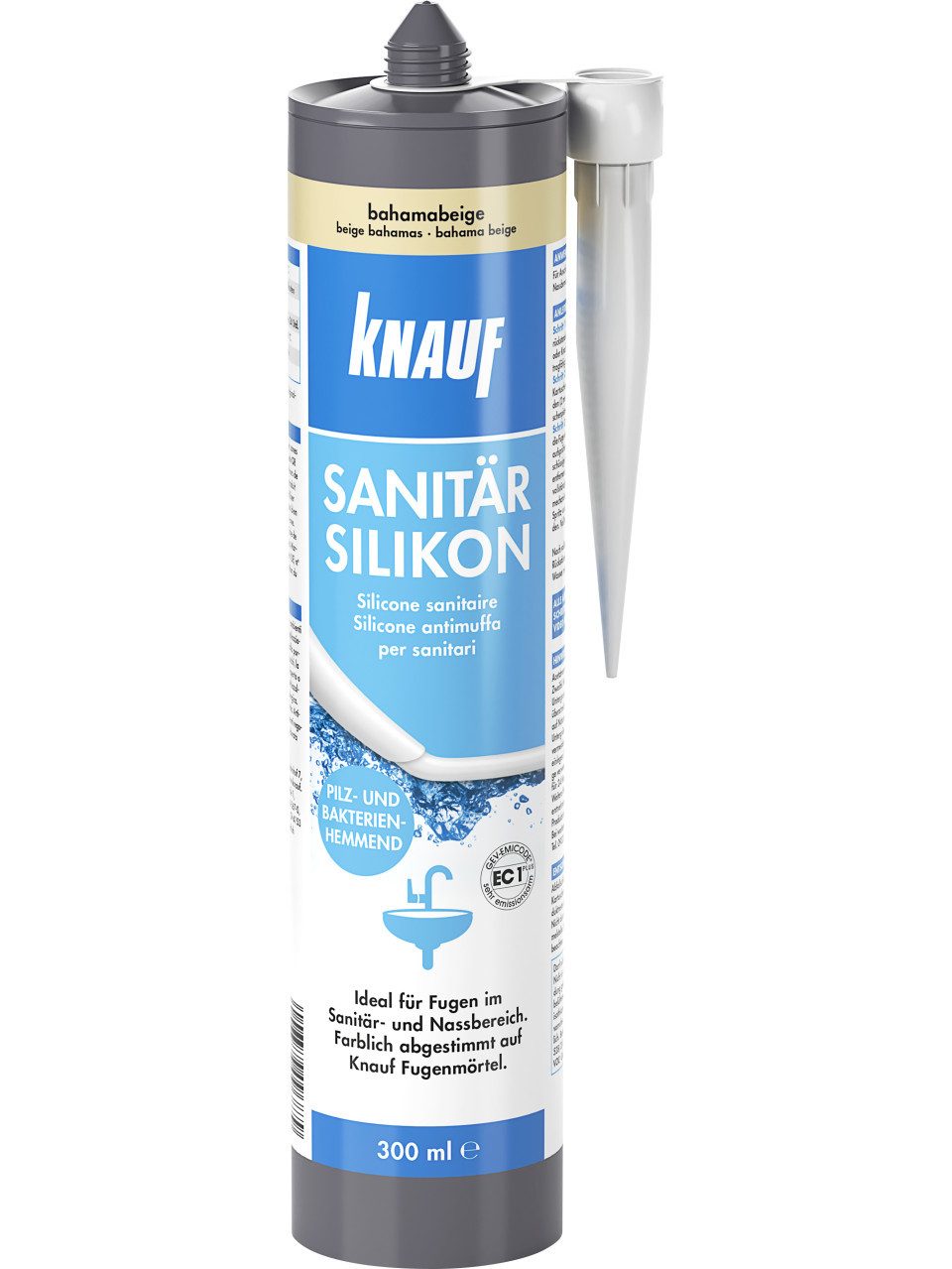 KNAUF Silikon Knauf Sanitär Silikon bahamabeige 300 ml