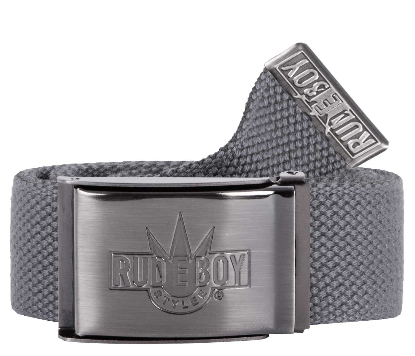 Rudeboy Stylee Tresorgürtel Geldgürtel Damen und Herren, matte Schnalle, 4 cm breit, 120 cm lang Geldfach mit Reißverschluss auf der Innenseite
