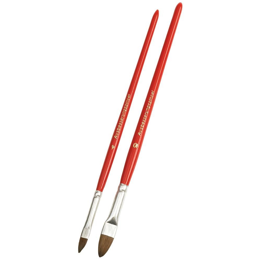 mako Pinsel Ausbesserungspinsel 2er-Set, Nr. 4, 10, (2 St)