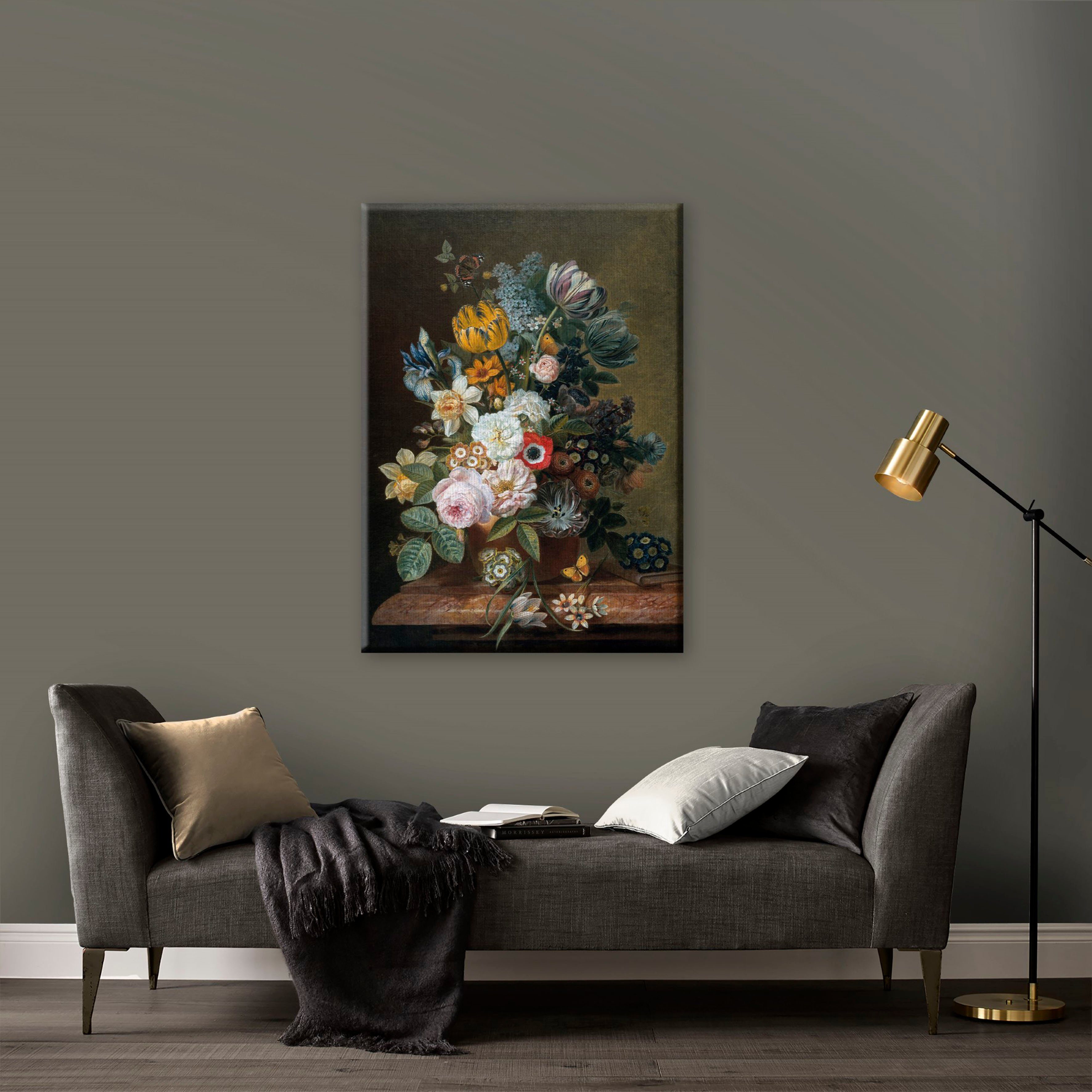 Art for the home Leinwandbild Stillleben Blumen, Art, Blumen, Stillleben, Stillleben mit Blumen 100 x 70 cm