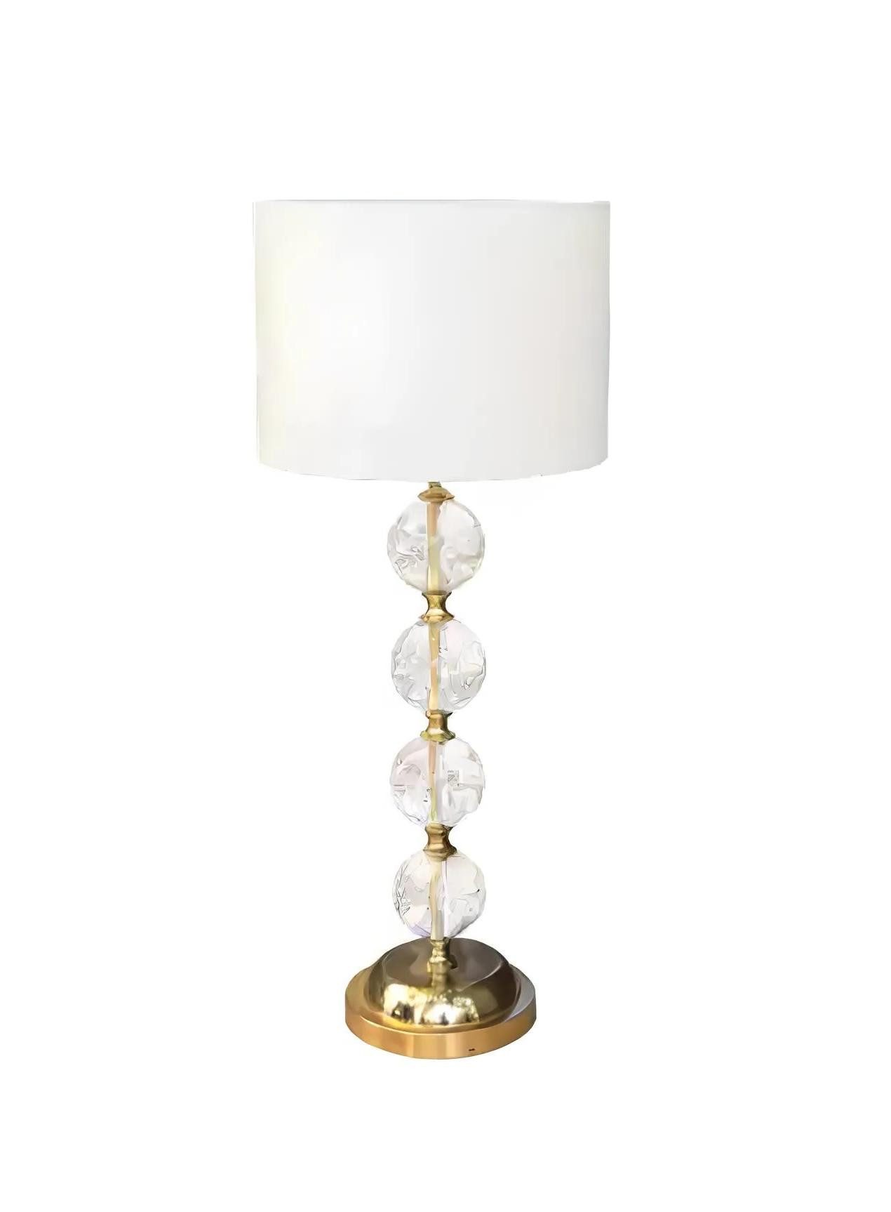 Xlmoebel Tischleuchte Zeitgenössische Tischbeleuchtung Tischlampe Goldene Kristallleuchte, Keine Funktionen, Hergestellt in Europa