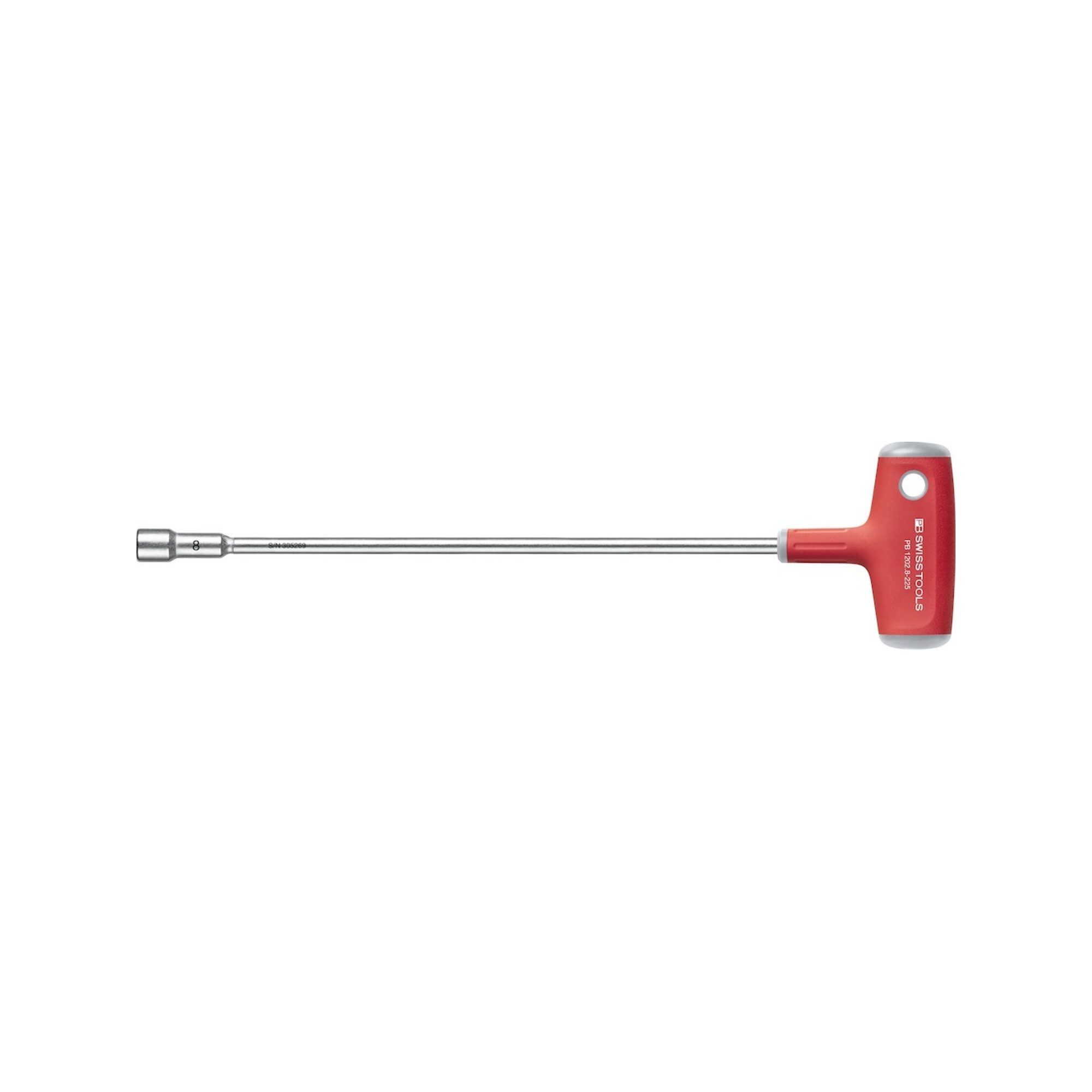PB Swisstools Steckschlüssel PB SWISS TOOLS Steckschlüssel mit Quergriff, Klingenlänge 200 mm