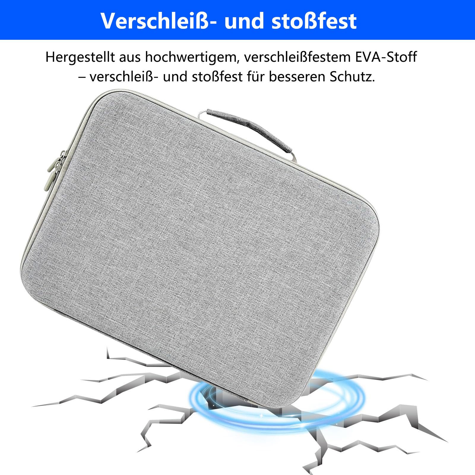 FOUORTUNATE-BEE Organizer Hartschalen-Organizer für Ecovacs Mini-Fensterreinigungsroboter (für Ecovacs Winbot Mini Zubehör, Unterteilt, für die Aufbewahrung von – Bild 4 von 5