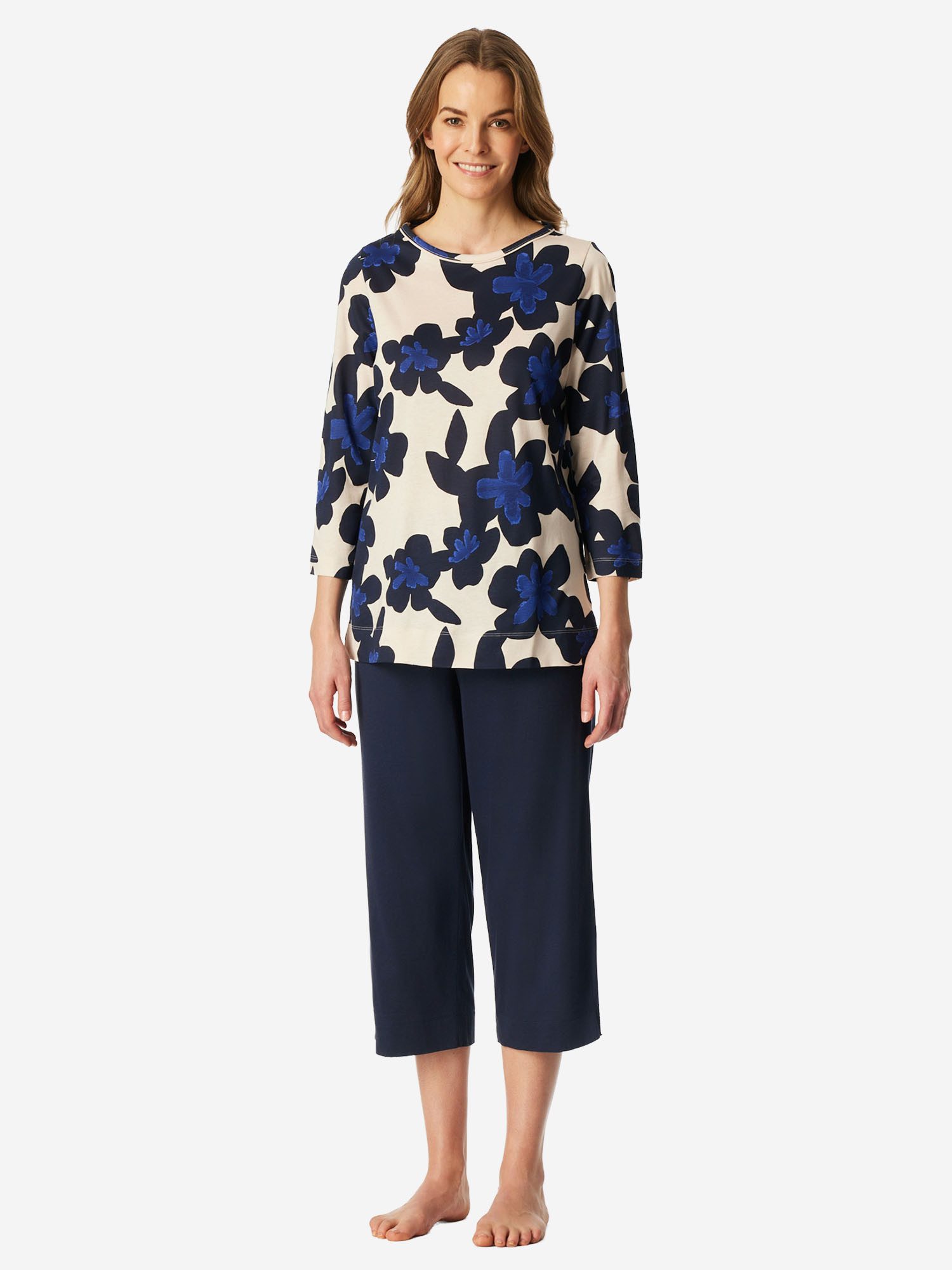 Schiesser Pyjama Comfort (2 tlg) Schlafanzug, Pyjama Set, Nachtwäsche