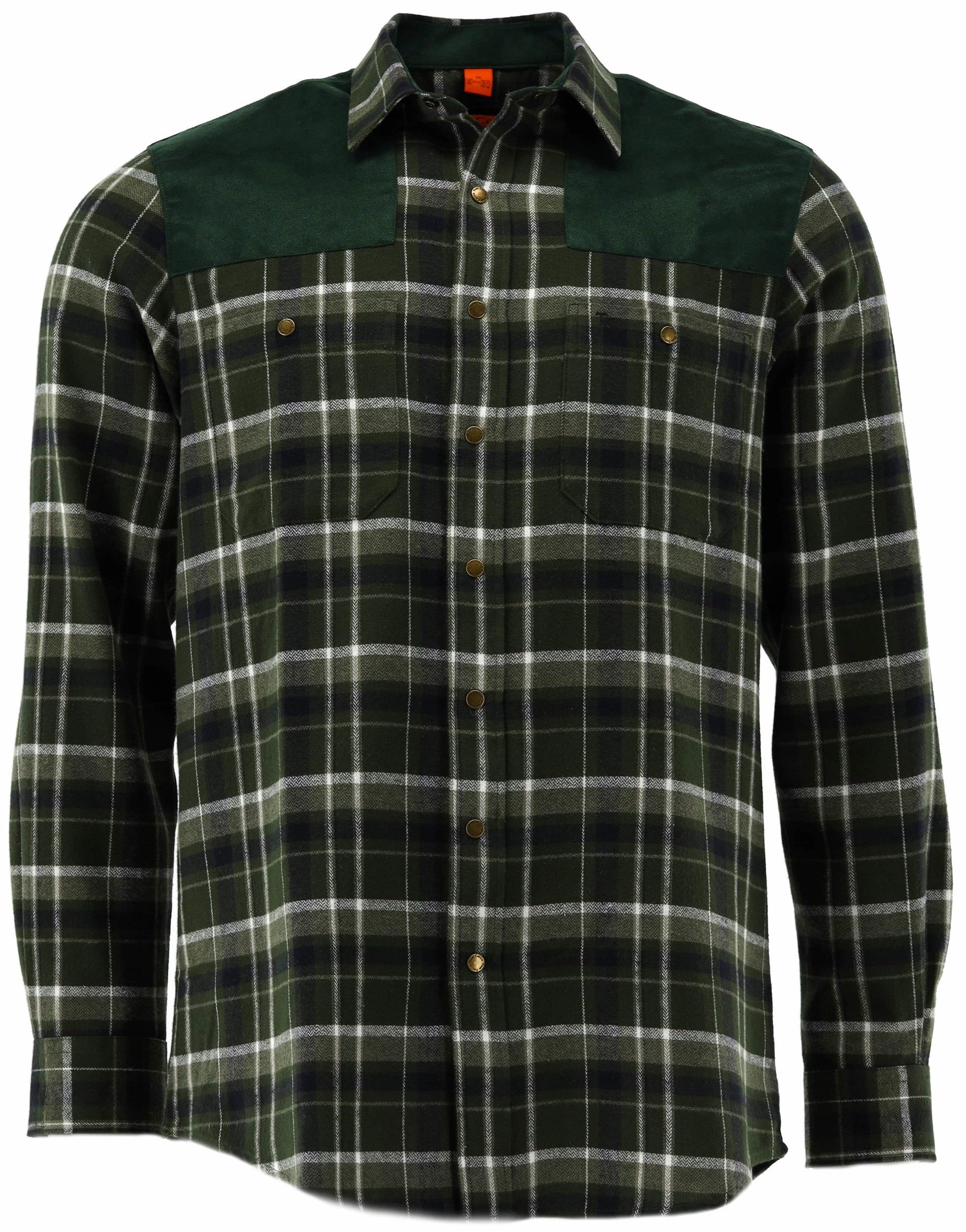 Tom Collins Karohemd Flanellhemd mit Besatz Jagdhemd Herren Jägerhemd langarm von Oefele