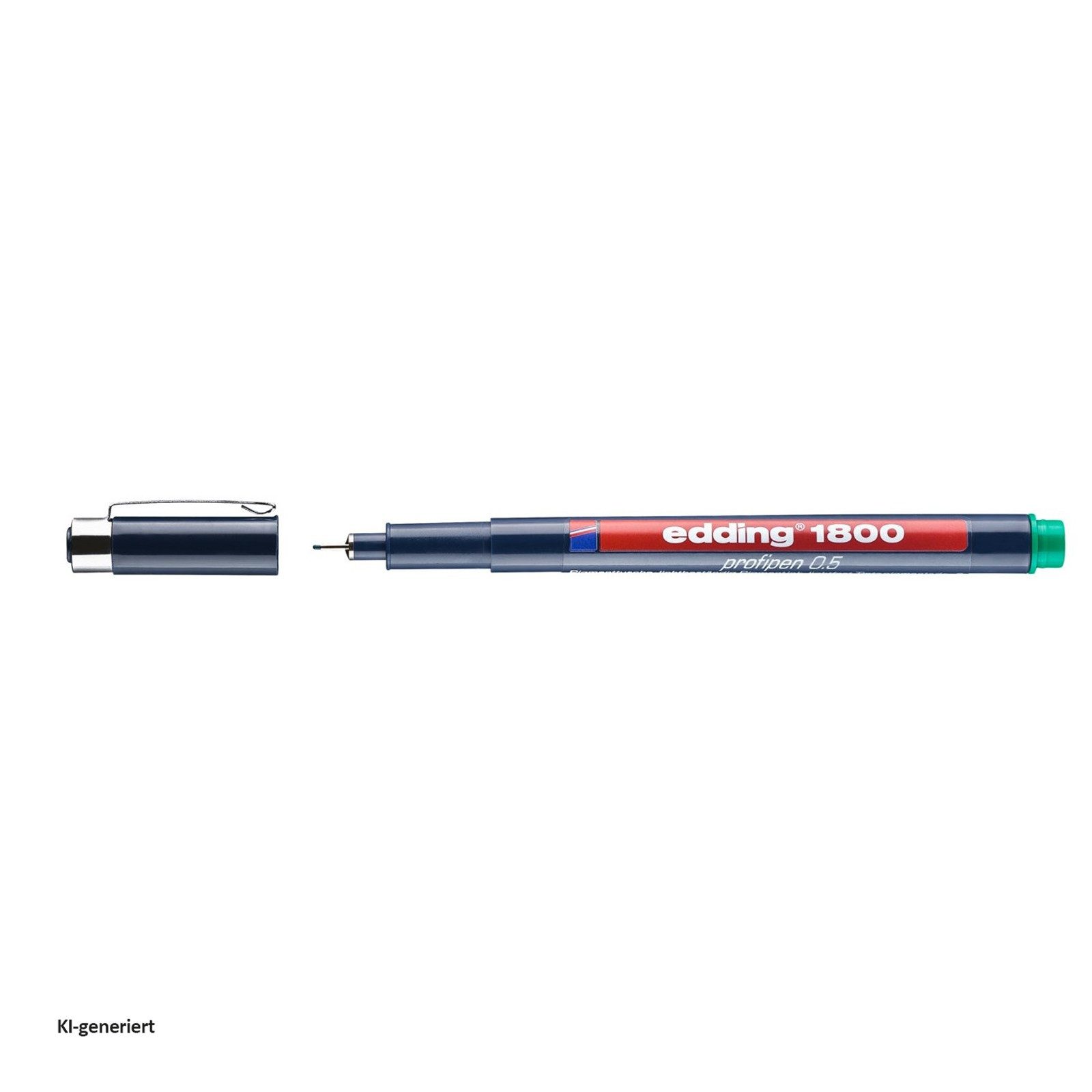 edding Tintenfeinschreiber Präzisionsfeinschreiber 0,5 mm edding 1800, (Stück, 1-tlg., 1 Faserzeichner edding 1800 profipen), Feinliner Schönschreibstift