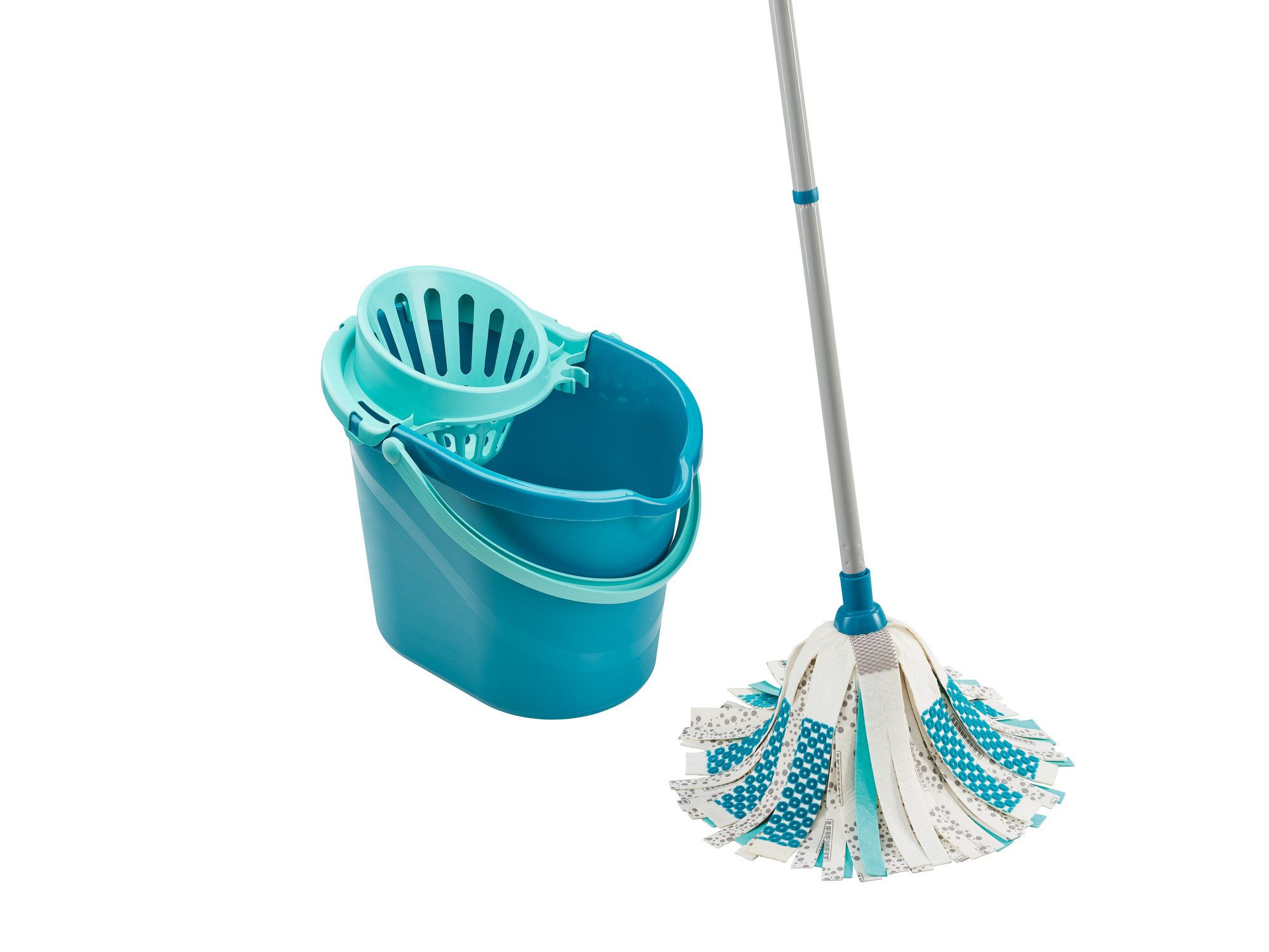 Leifheit Bodenwischer-Set Set Power Mop 3in1 VE4, (4-St)