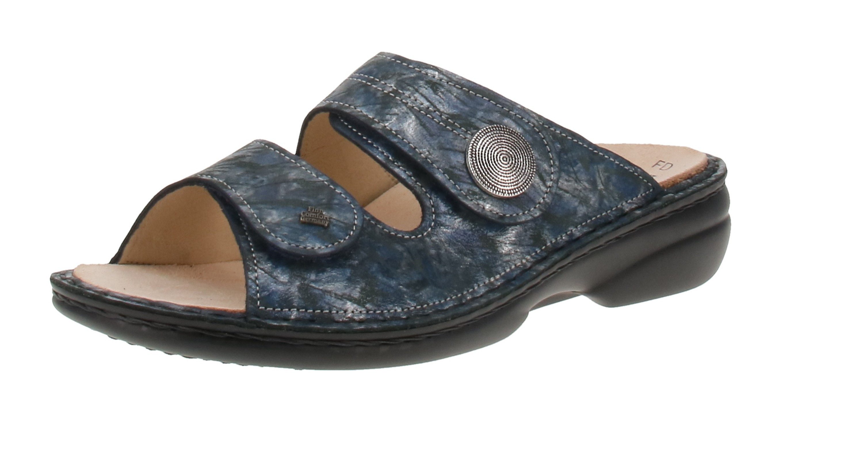 Finn Comfort Finn Comfort 02550-828046 Sansibar - Damen Pantolette - Marine Sandale