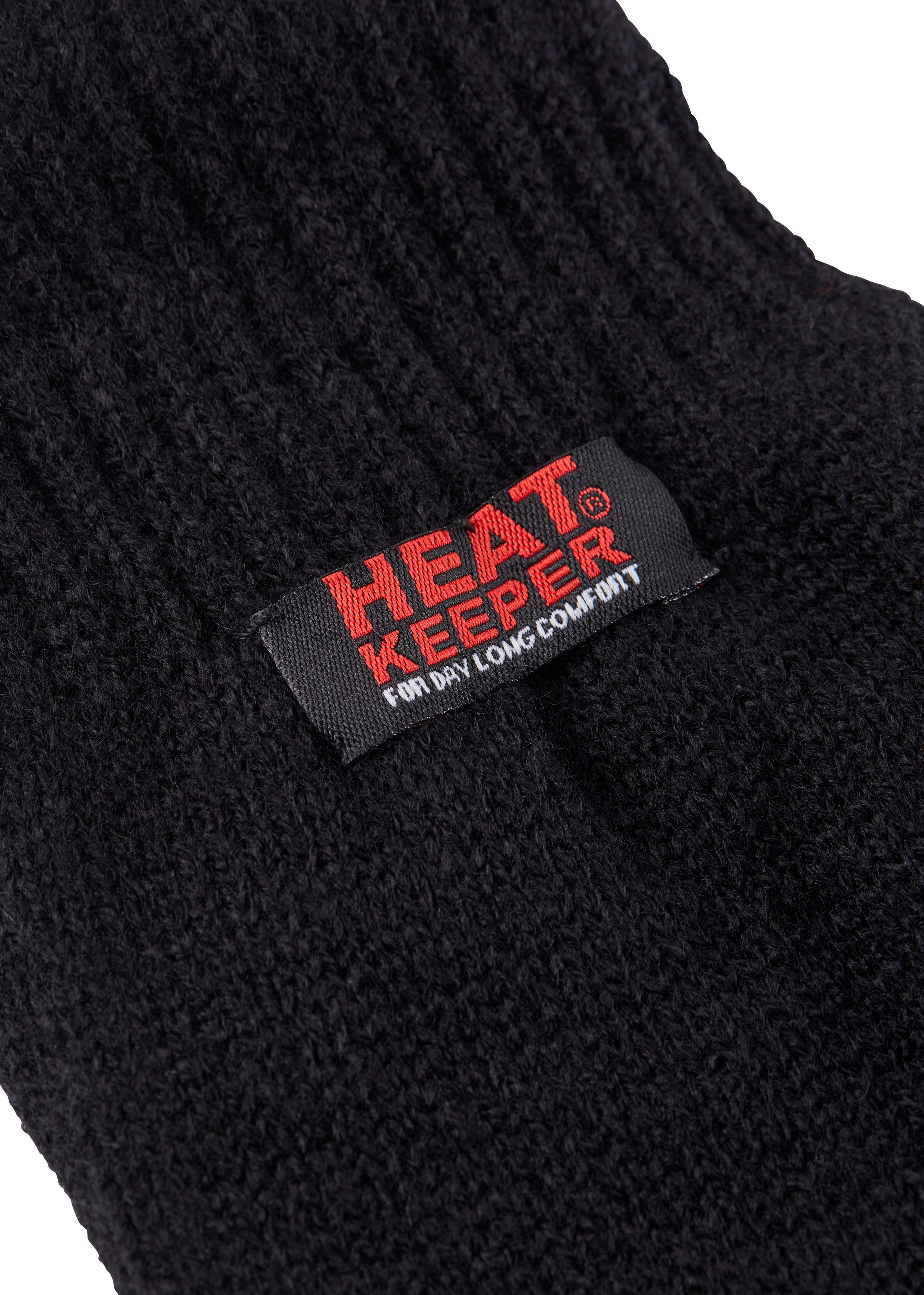 Heatkeeper Strickhandschuhe Thermohandschuhe mit elastischem Bündchen