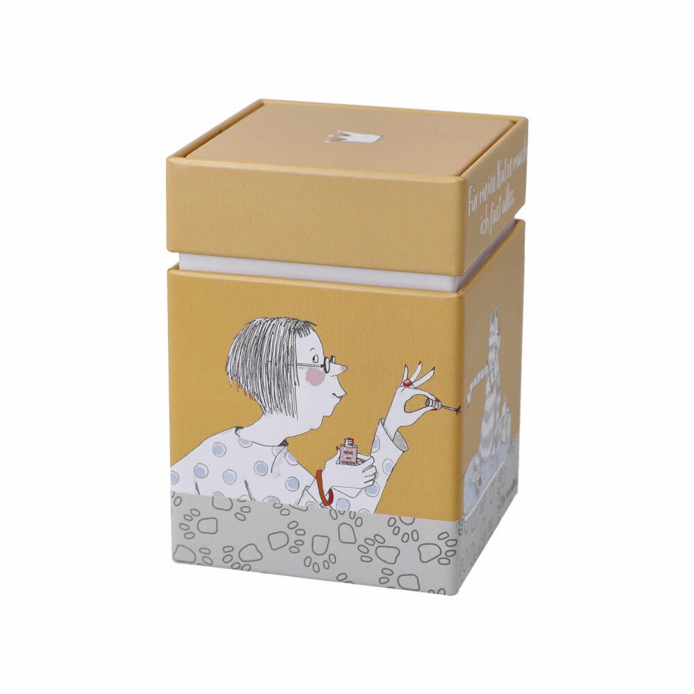 Goebel Teedose Barbara Freundlieb - Für meine Katze, Metall