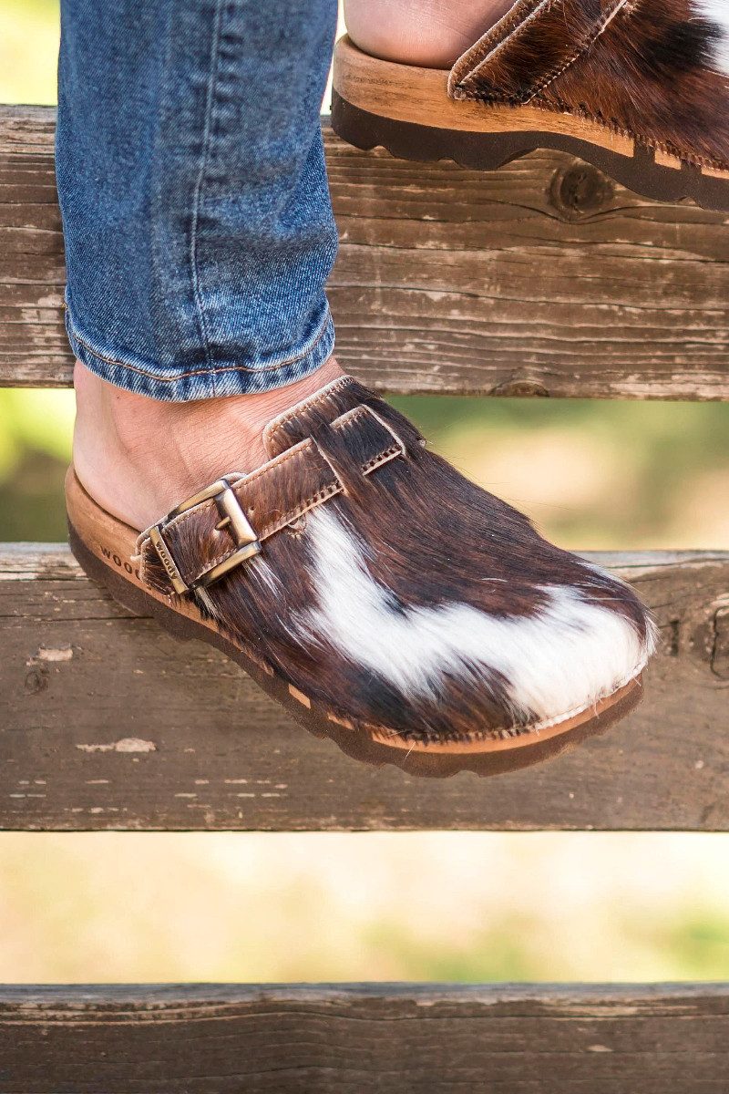 woody GmbH Kuhfell Clogs - LUKAS FELL - kuhfell Sneaker günstig online kaufen