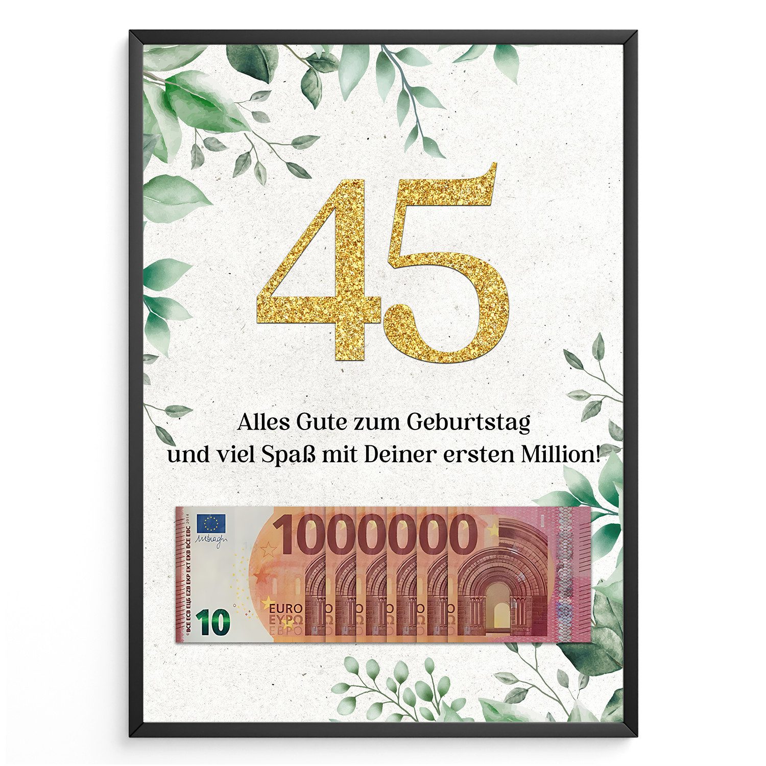 Tigerlino Poster Geburtstag Geldgeschenk Männer Frauen günstig online kaufen