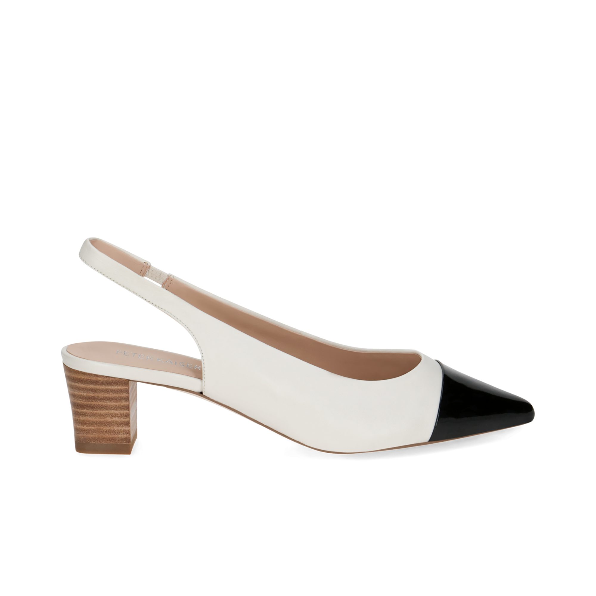 Peter Kaiser Peter Kaiser 79542 134, Peeptoes & Slingpumps, Weiß,kombiniert, Damen Peeptoepumps