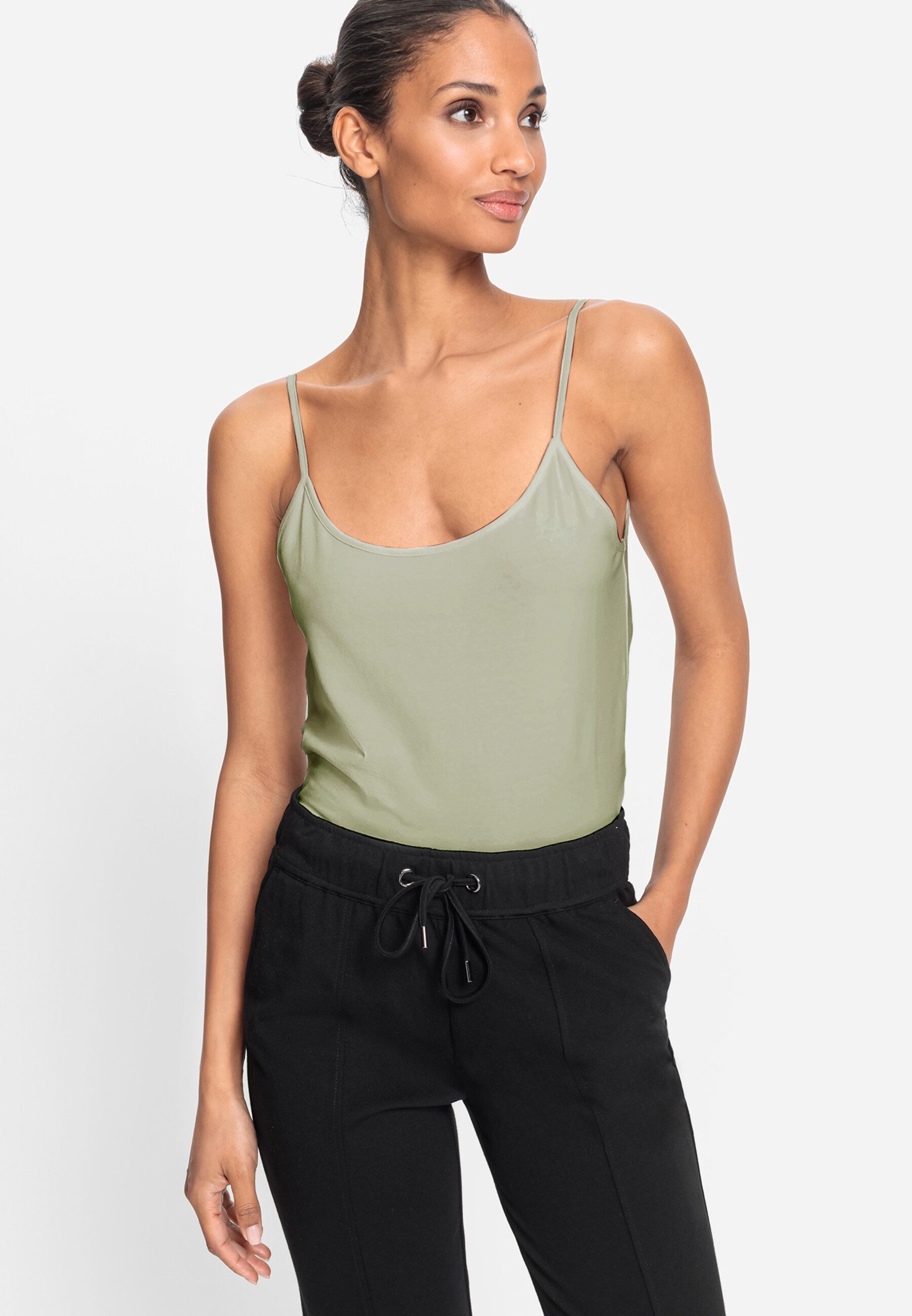 Olsen Shirt mit schmalen Trägern