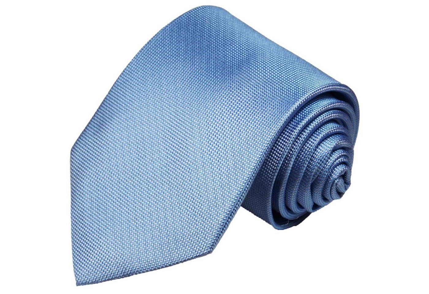 Paul Malone Krawatte Designer Seidenkrawatte Herren Schlips modern uni Schmal (6cm), blau 898