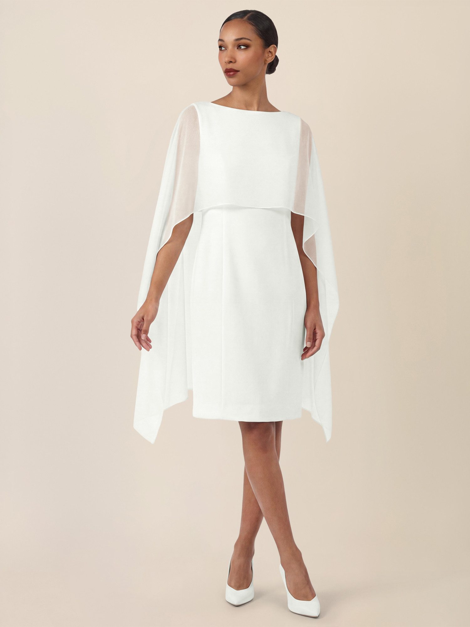 Apart Abendkleid mit fließendem Chiffon-Cape günstig online kaufen