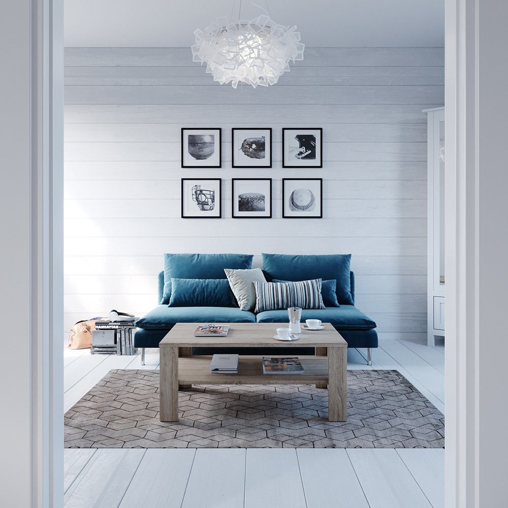 Vicco Couchtisch, Sonoma, 100 x 60 cm, Kippbar