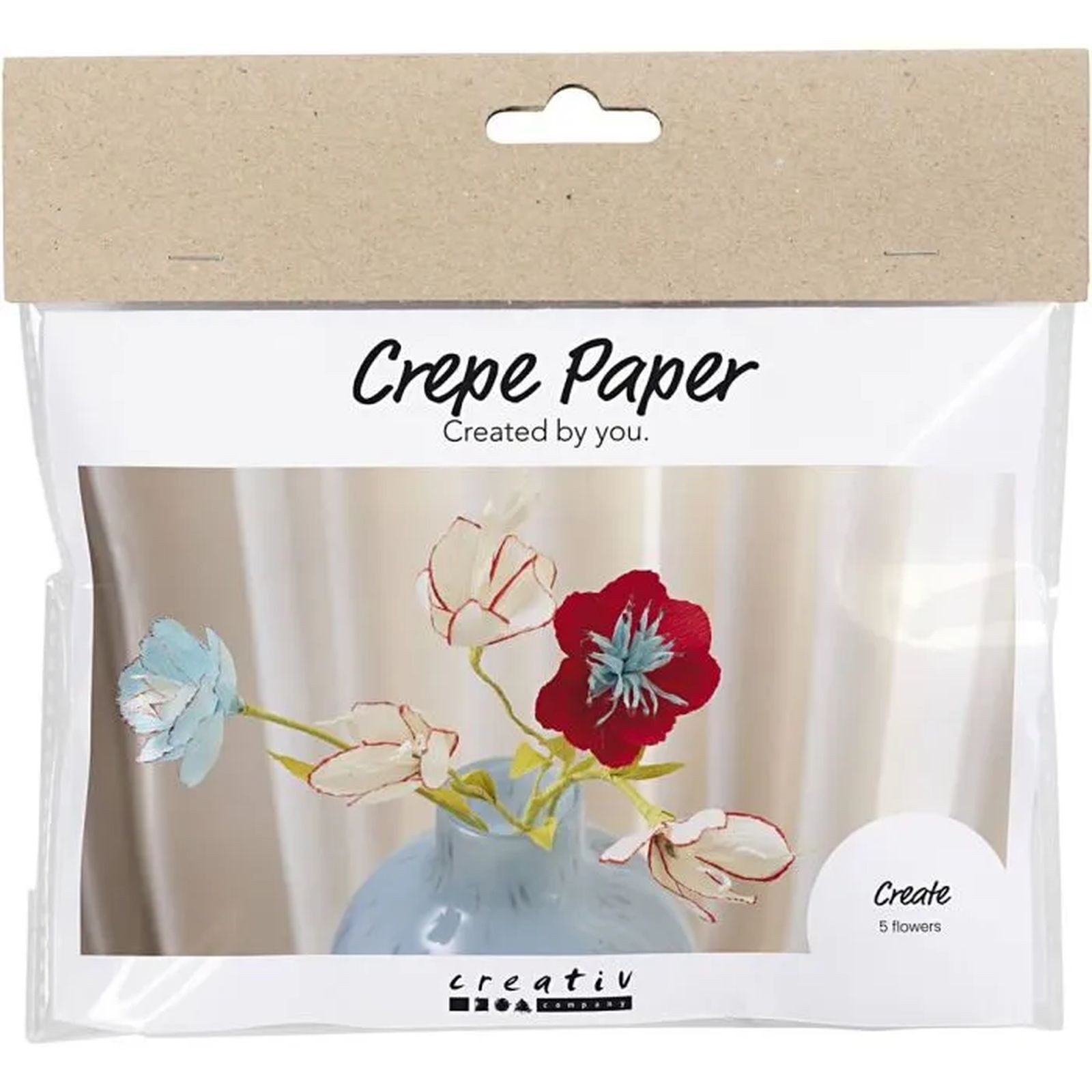 creativ company Kreativset Mini-Kreativ-Kit Krepppapier