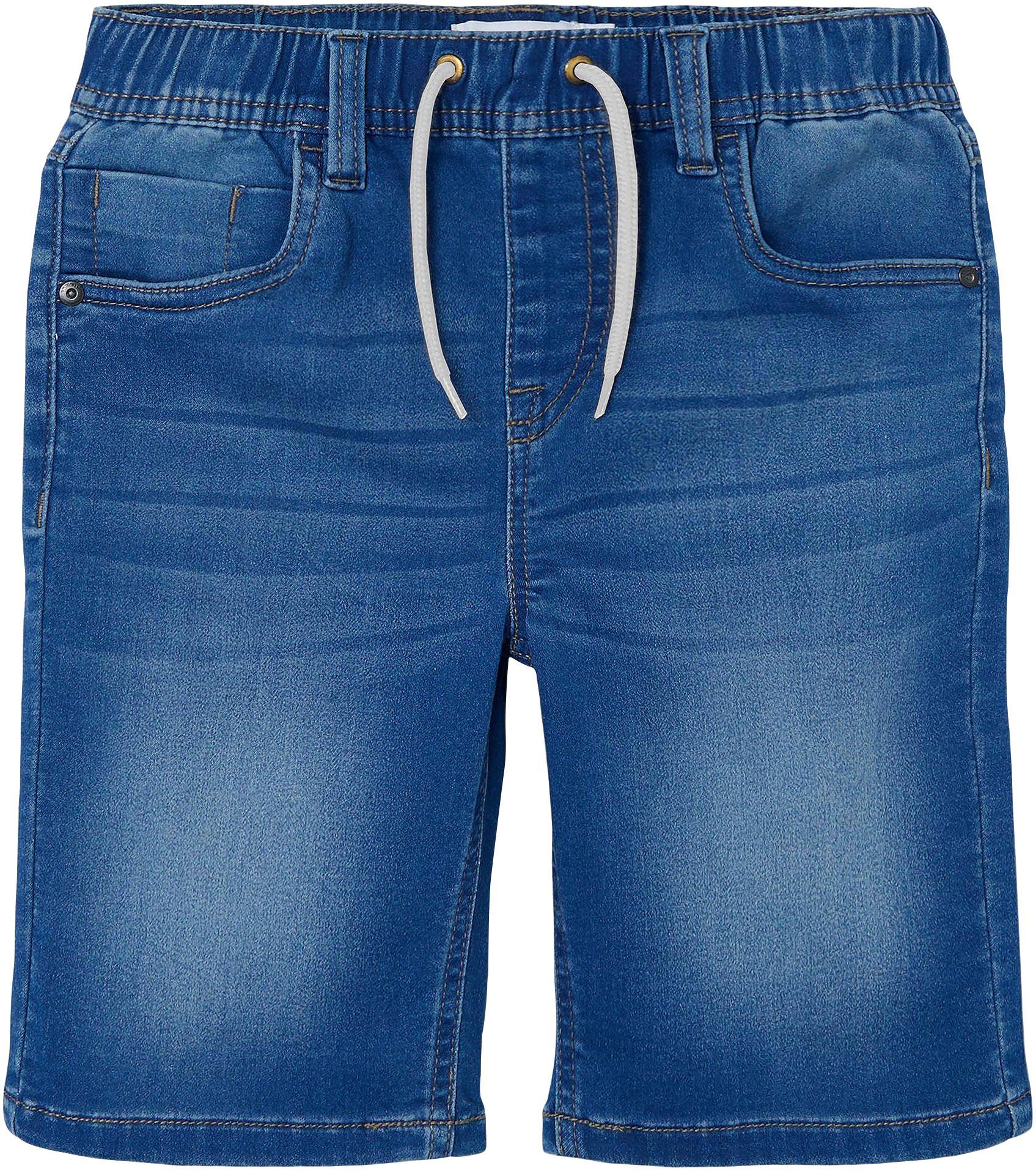 Auch supergünstig! dark L NKMRYAN SHOR DNM JOGGER Name It blue denim Shorts