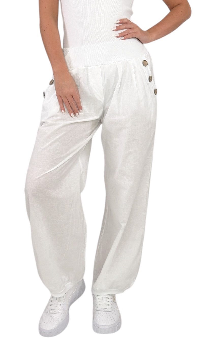 Mississhop Haremshose Damen Baumwolle Aladinhose Unifarbe günstig online kaufen