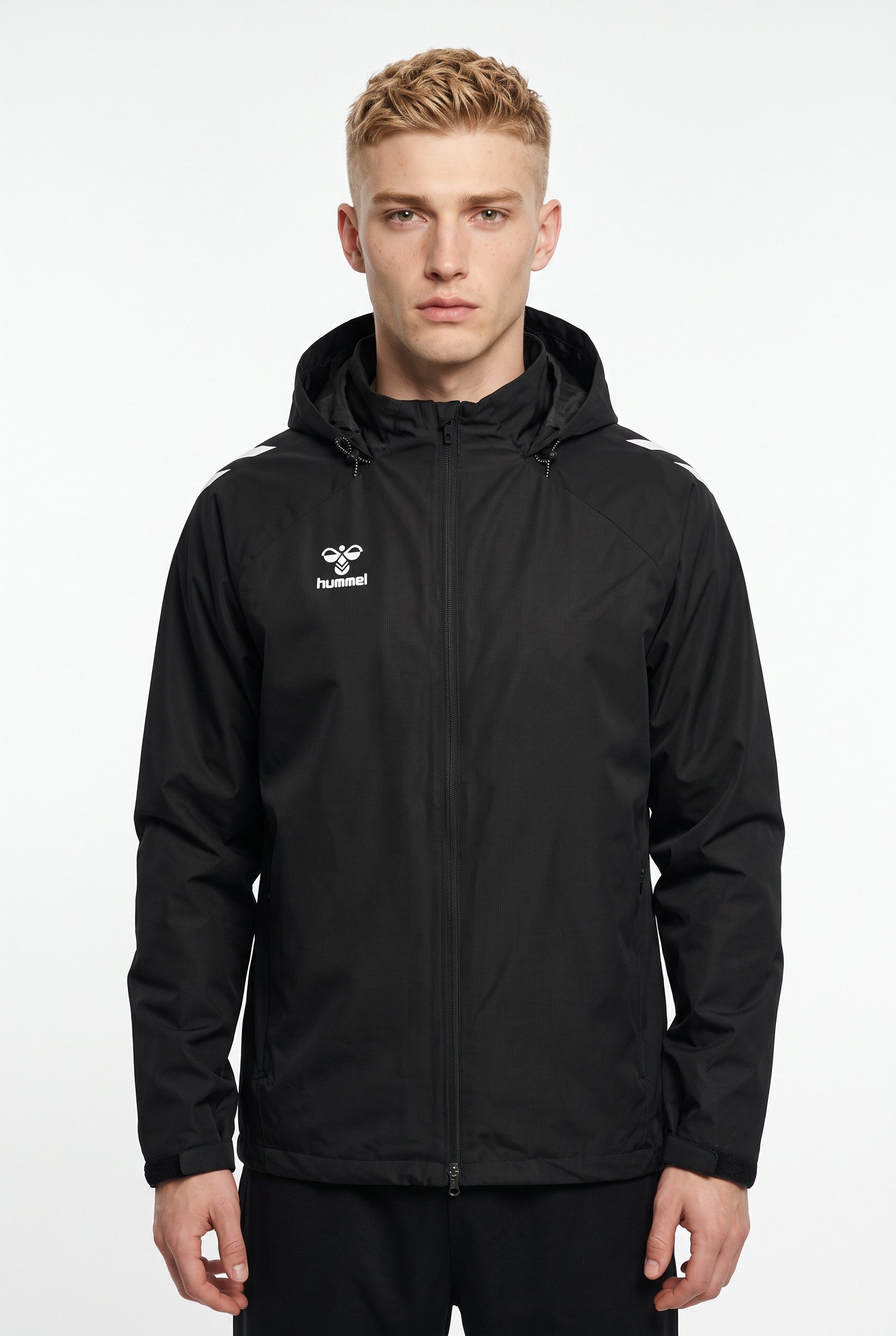 hummel Allwetterjacke HMLLEAD 2.0 ALL-WEATHER JACKET sportlicher Stil, aus Polyester, atmungsaktiv, schnelltrocknend