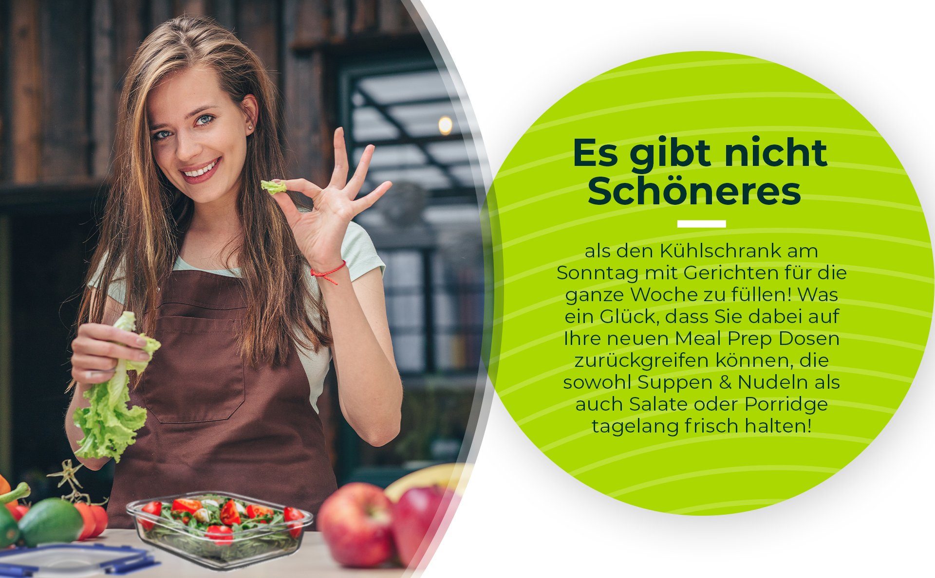 Goldhofer Vorratsglas Glasbehälter mit Deckel luftdicht & BPA-frei ideal als Meal Prep Boxen, (Spar-Set, 1-tlg., verschiedene Setgrößen), Hitzebeständig ohne Deckel, Backen ohne Deckel